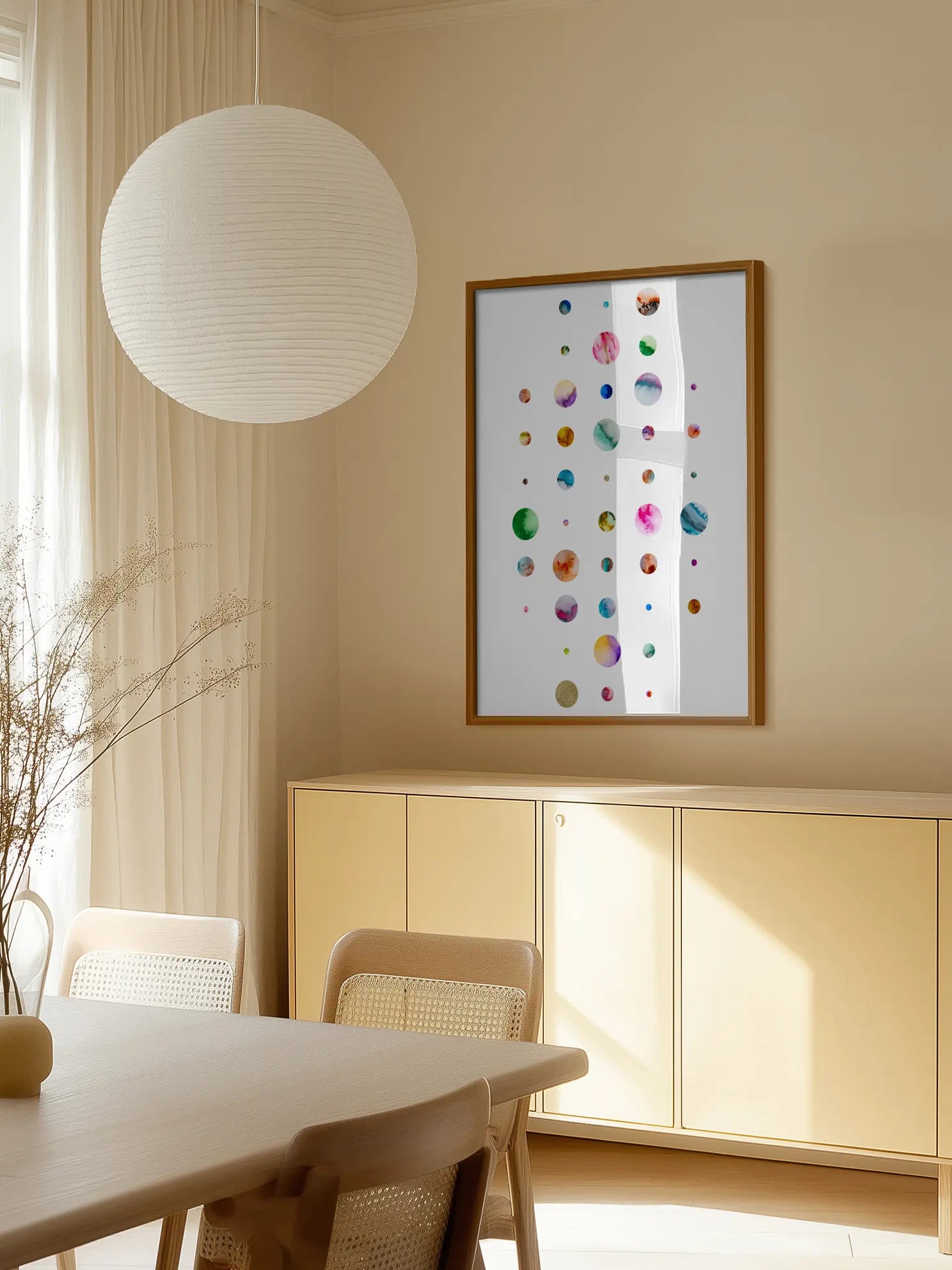 Colorful Planets Poster