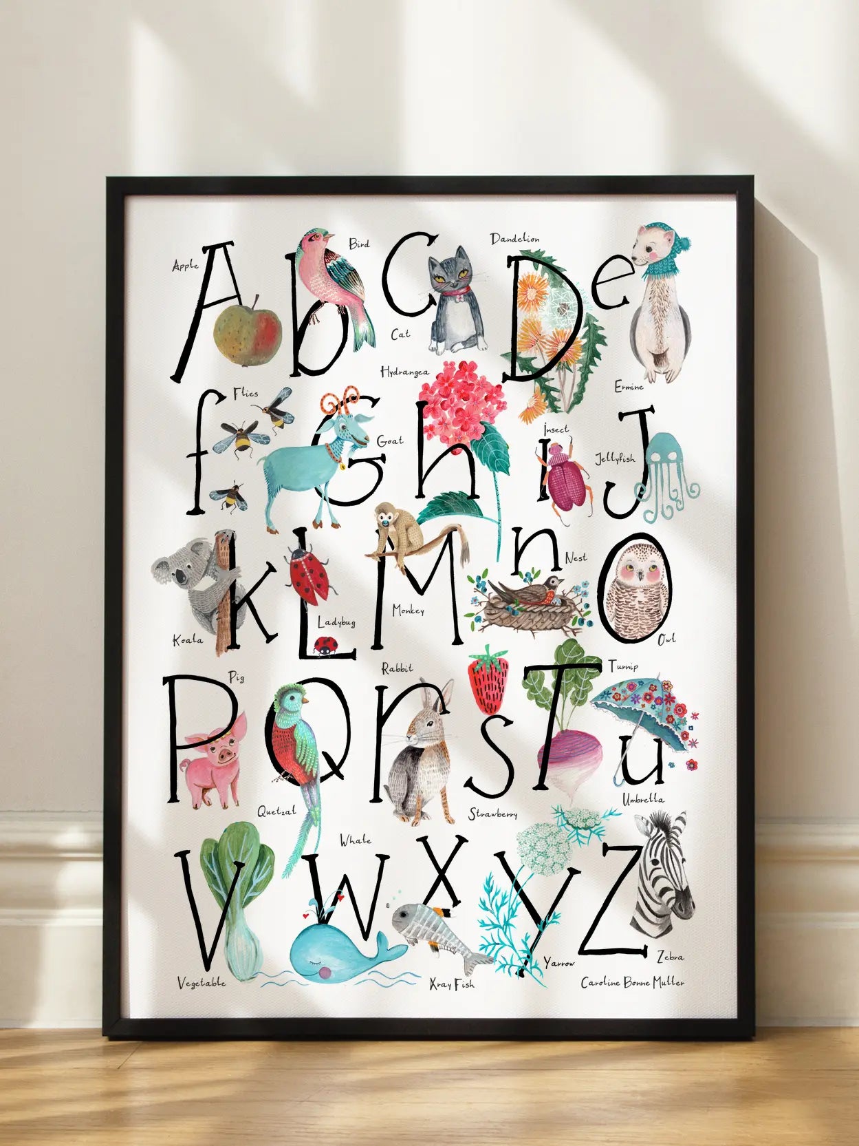 ABC Illustration Poster