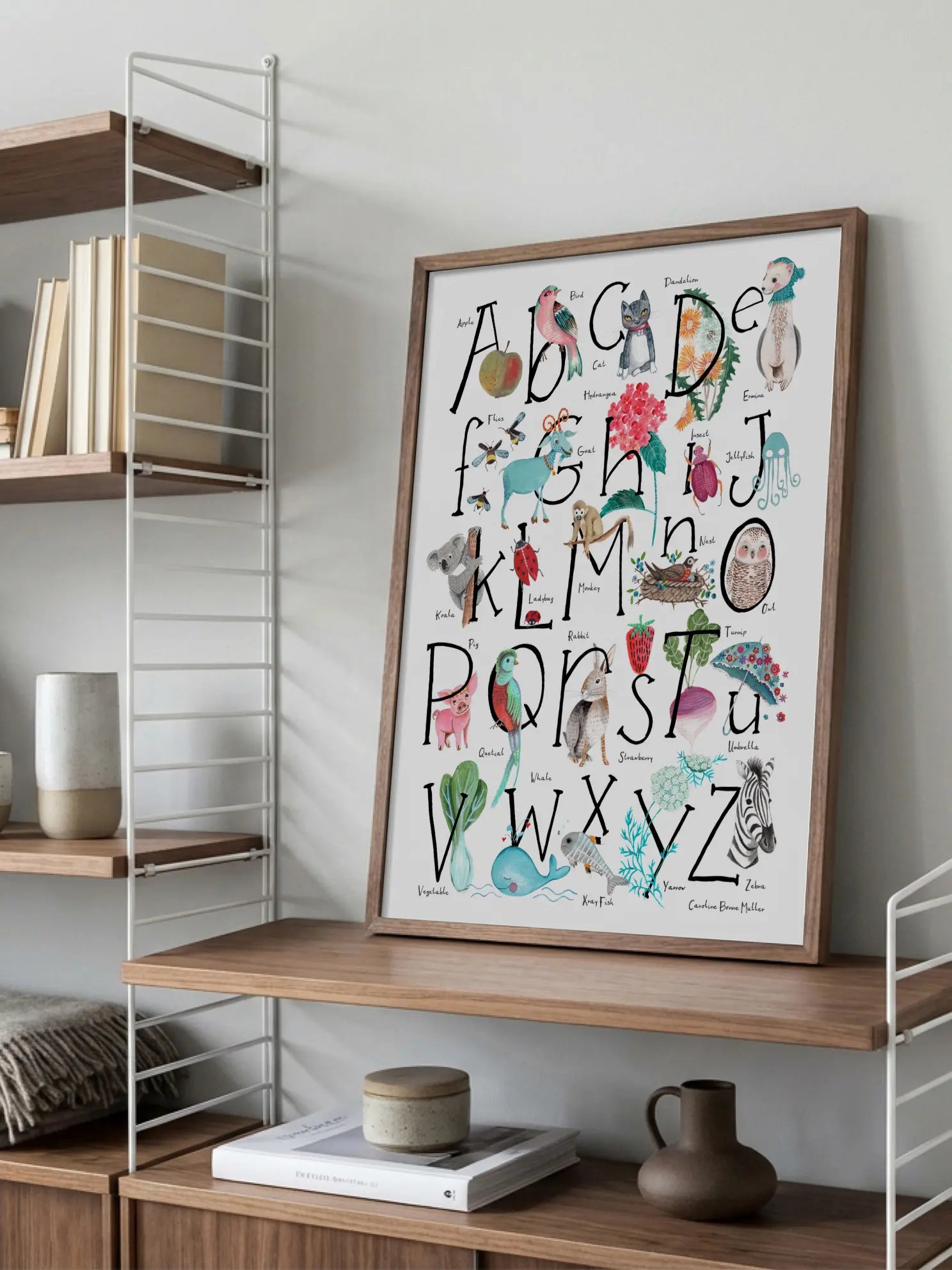 ABC Illustration Poster