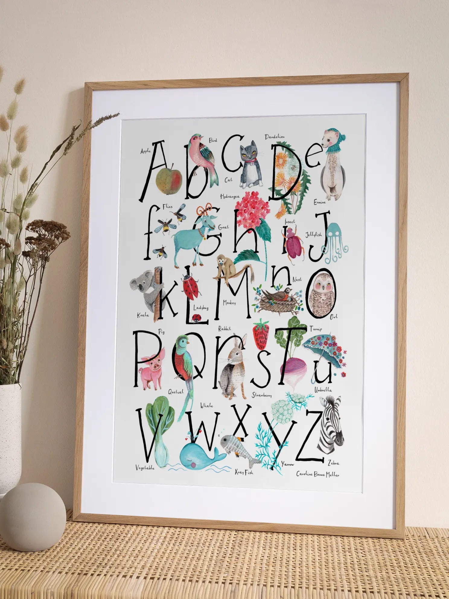 ABC Illustration Poster