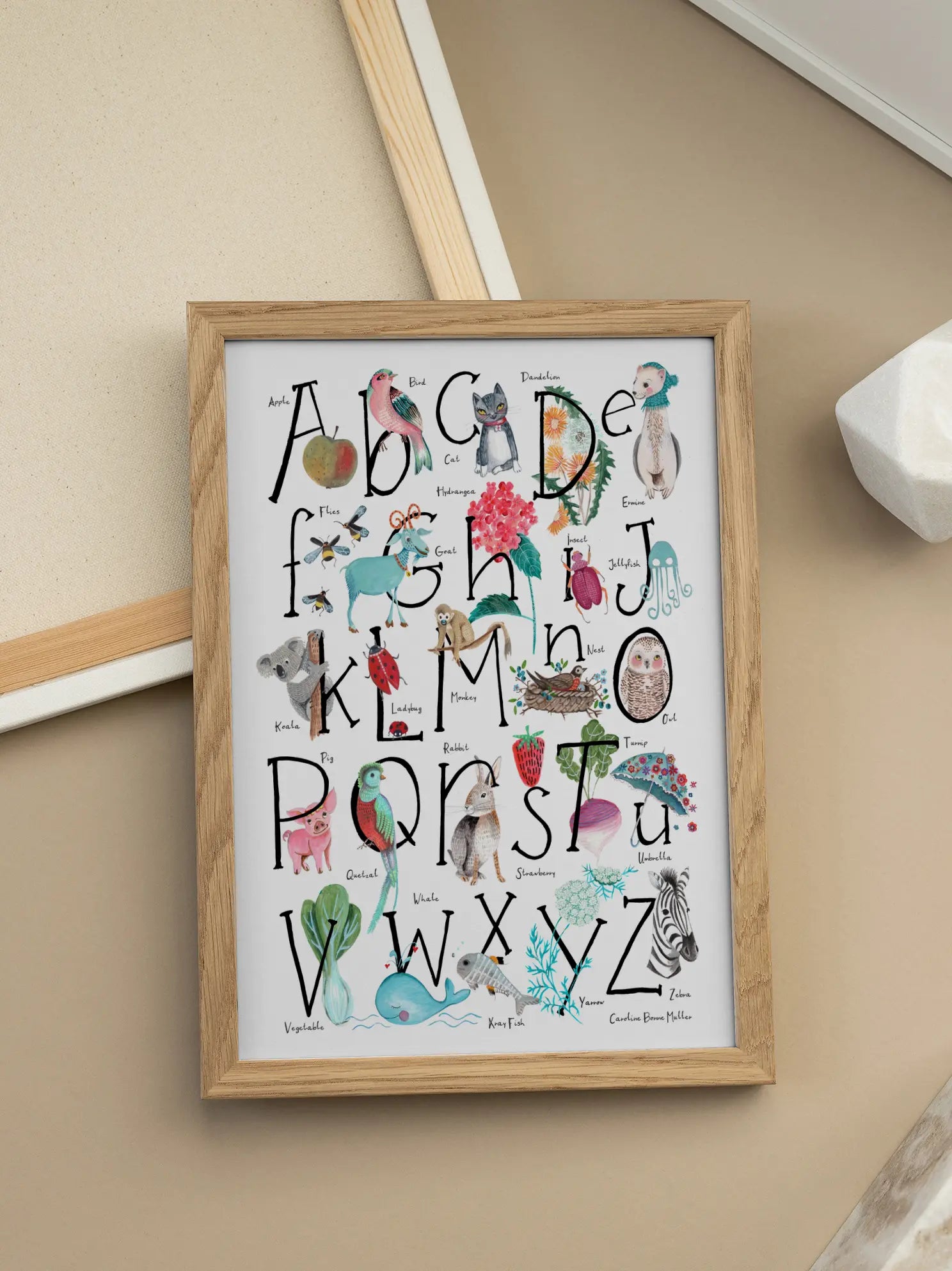 ABC Illustration Poster