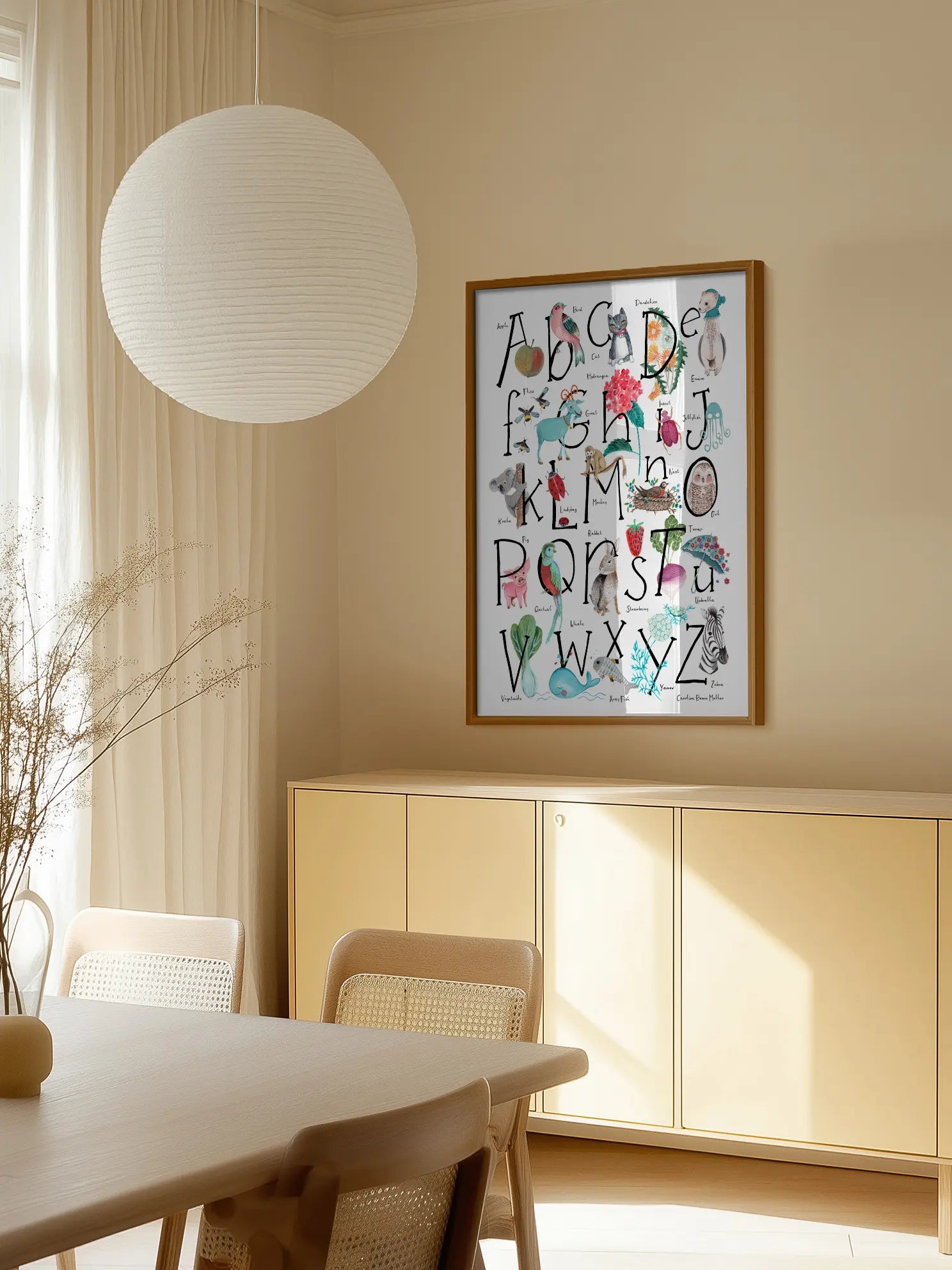 ABC Illustration Poster