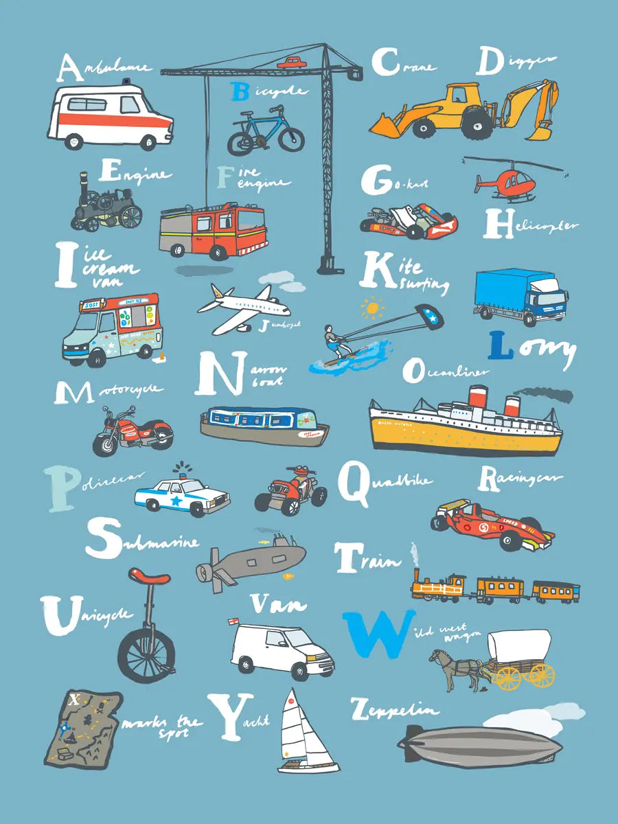 ABC Transport Poster