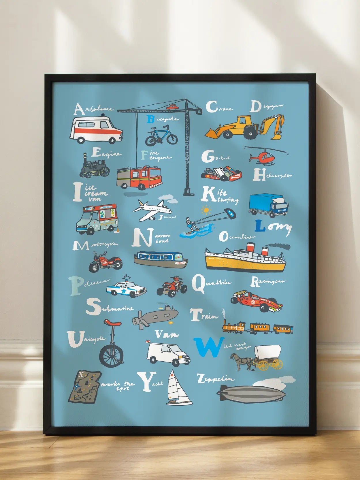 ABC Transport Poster