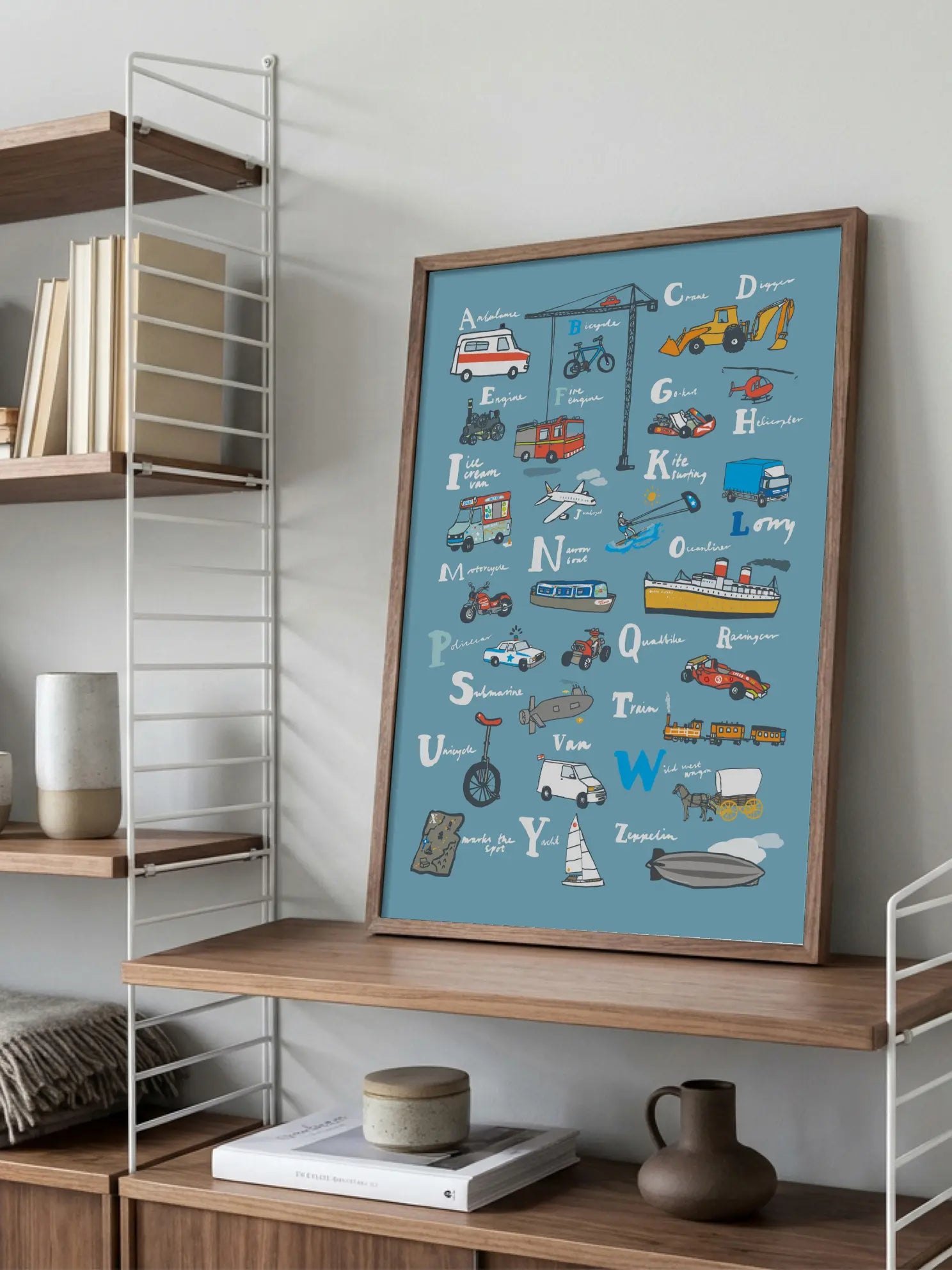 ABC Transport Poster
