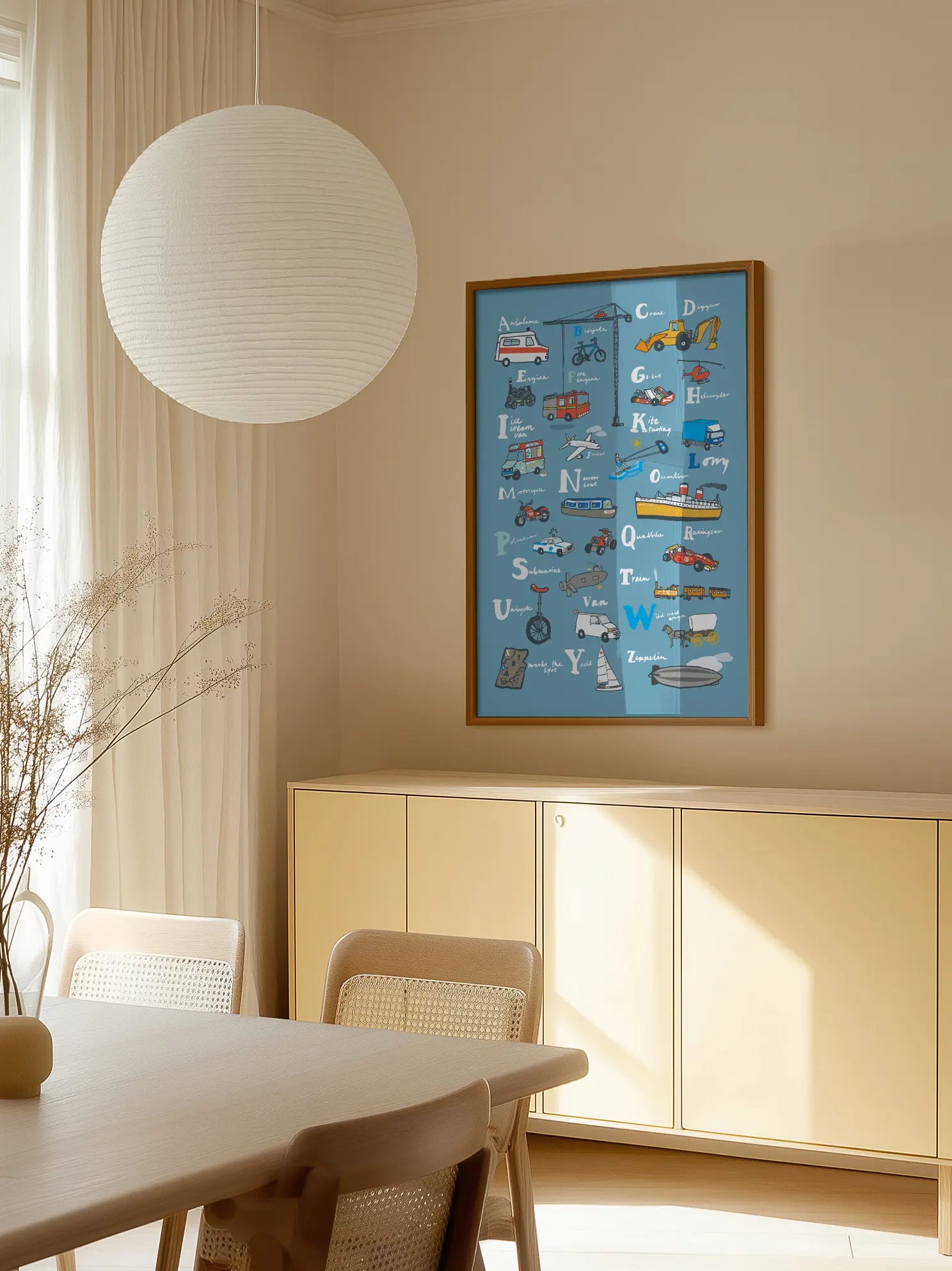 ABC Transport Poster