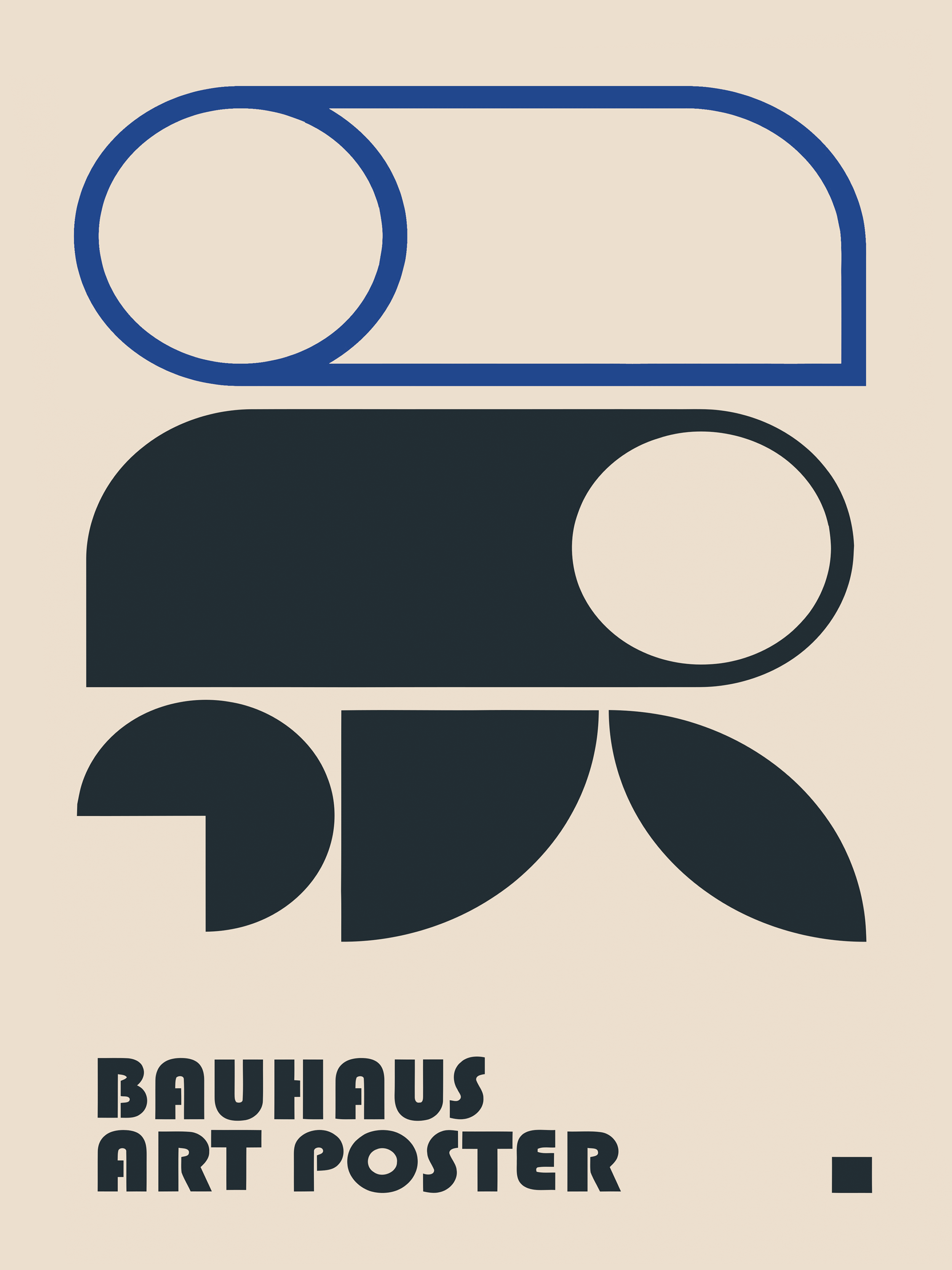 Blue Arcs — Bauhaus 1923