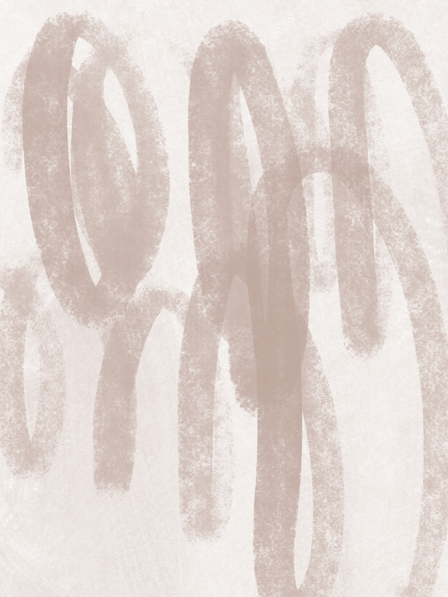 Grafische Illustration mit abstrakten beigen Kreisen auf hellbeigem Hintergrund.