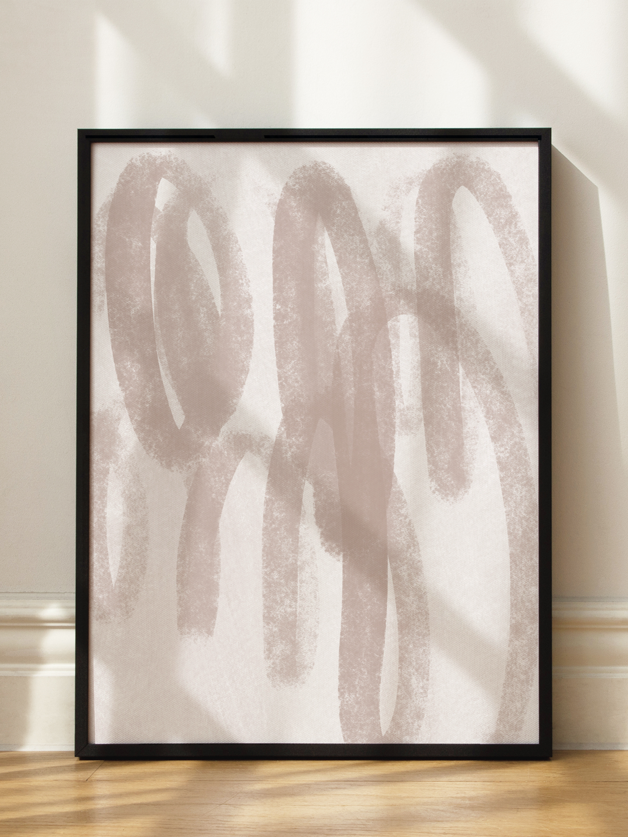 Abstract Beige Circles