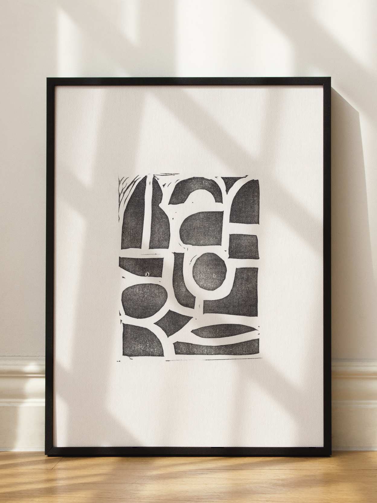 Abstract Block Print