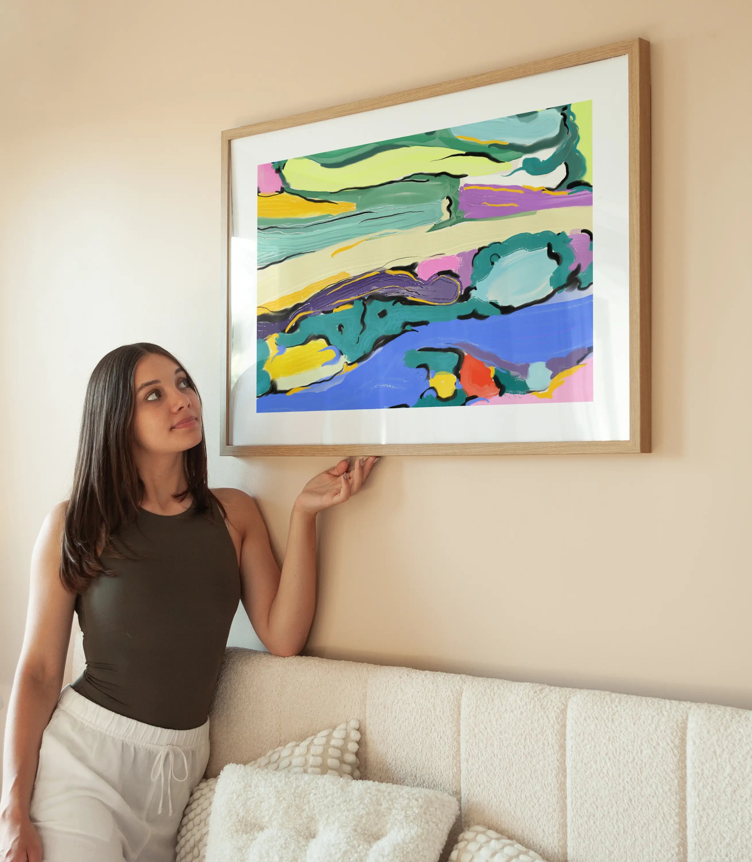 Abstract Colorful Painting No3