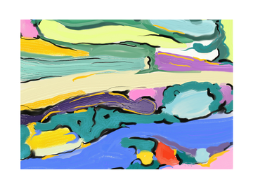 Abstract Colorful Painting No3
