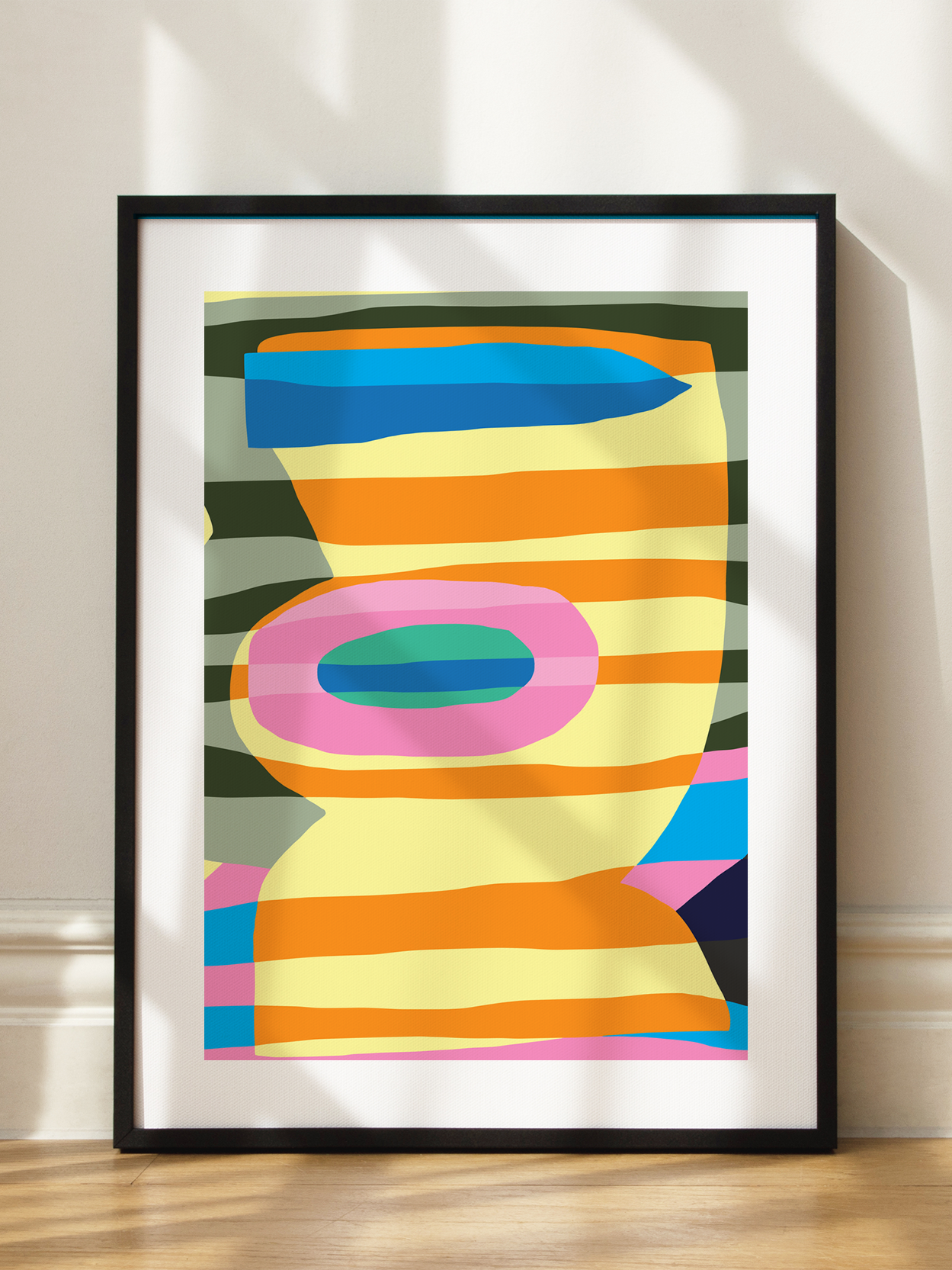 Abstract Colorful Stripes