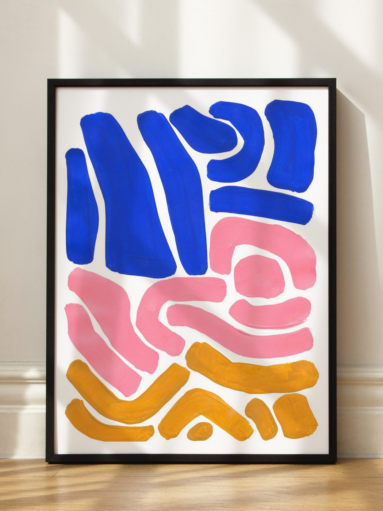 Abstract Colorful Strokes