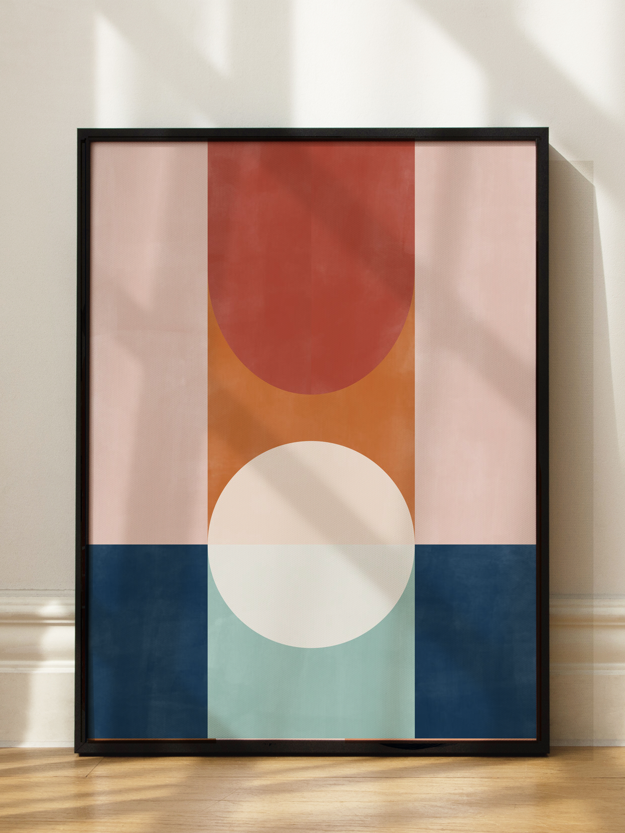 Abstract Design With Geometric Shapes