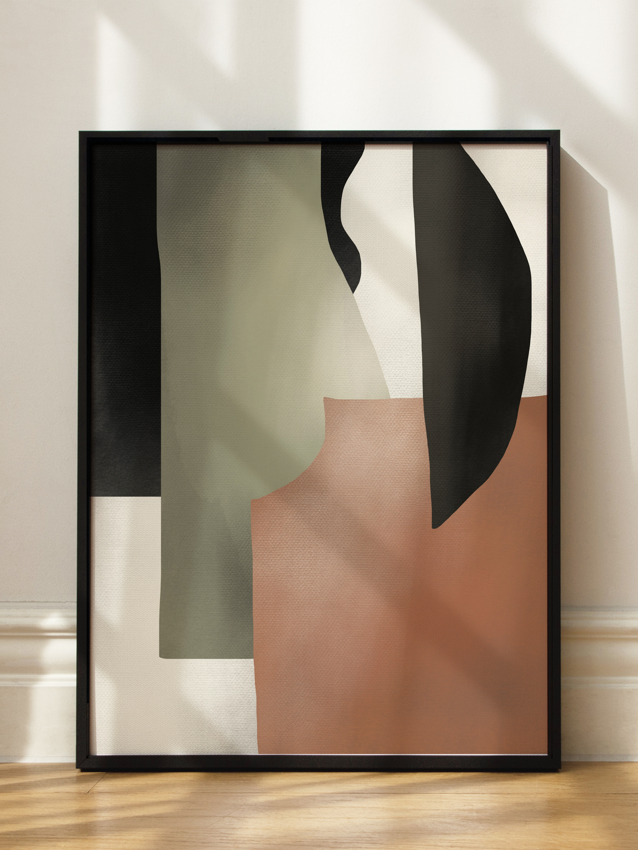 Abstract Earthy Tones No1