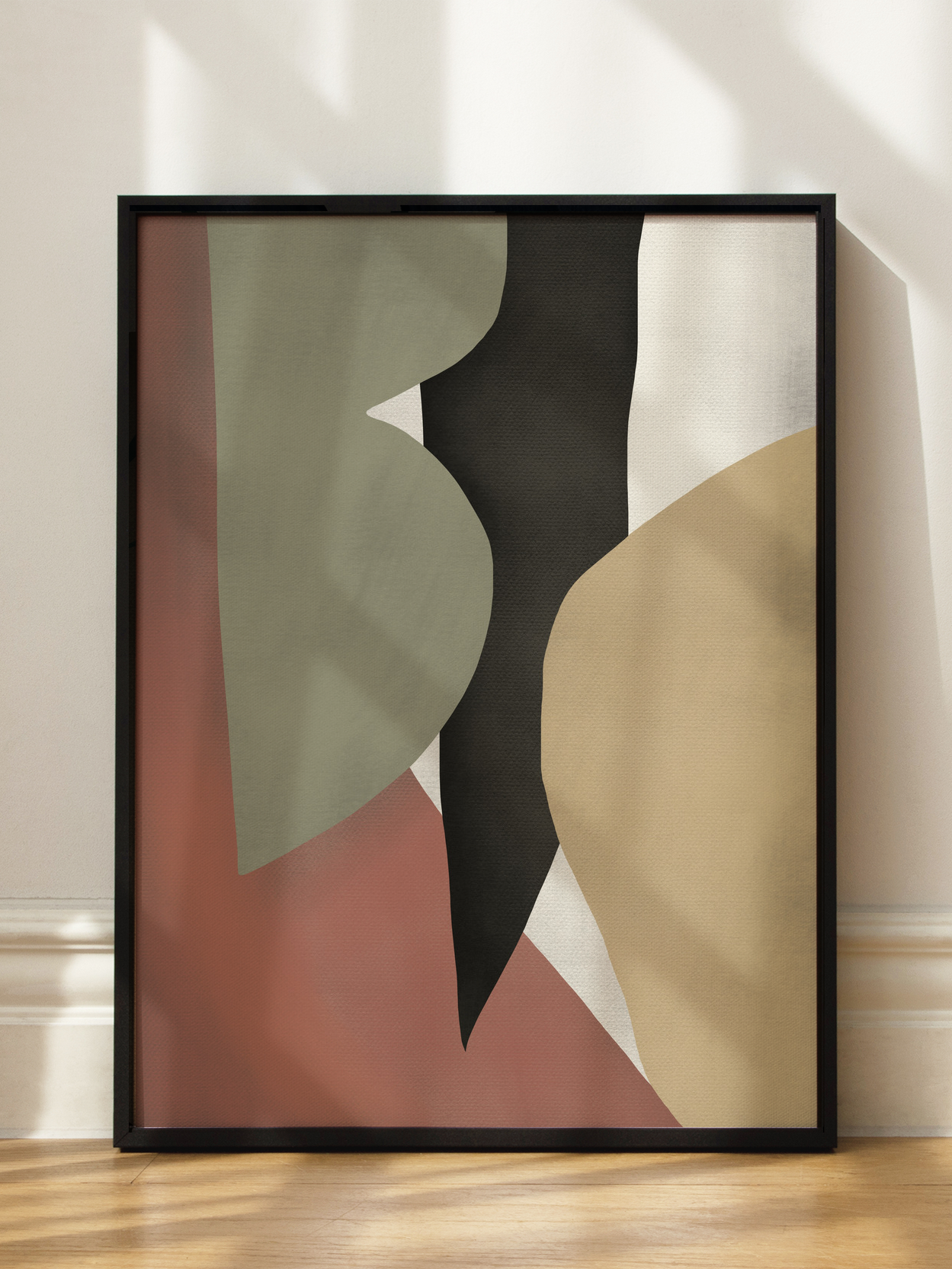 Abstract Earthy Tones No3