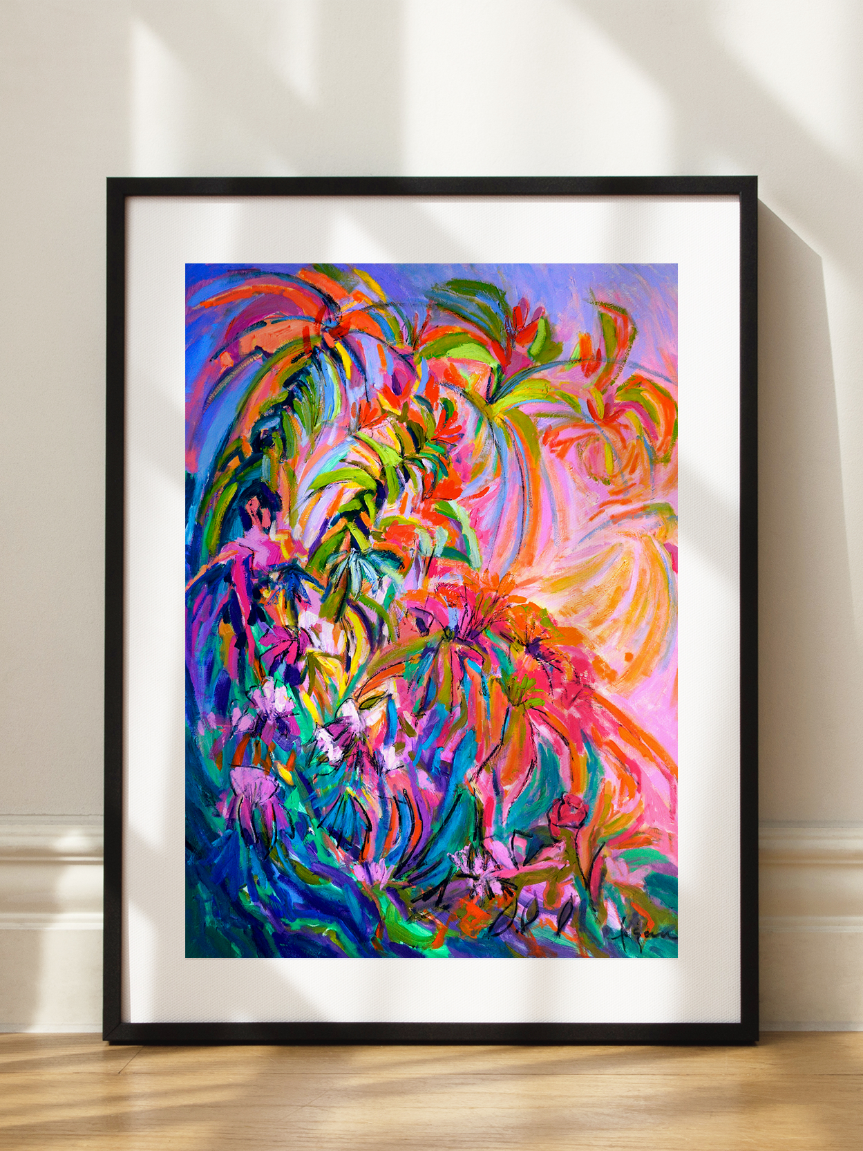 Abstract Floral Painting