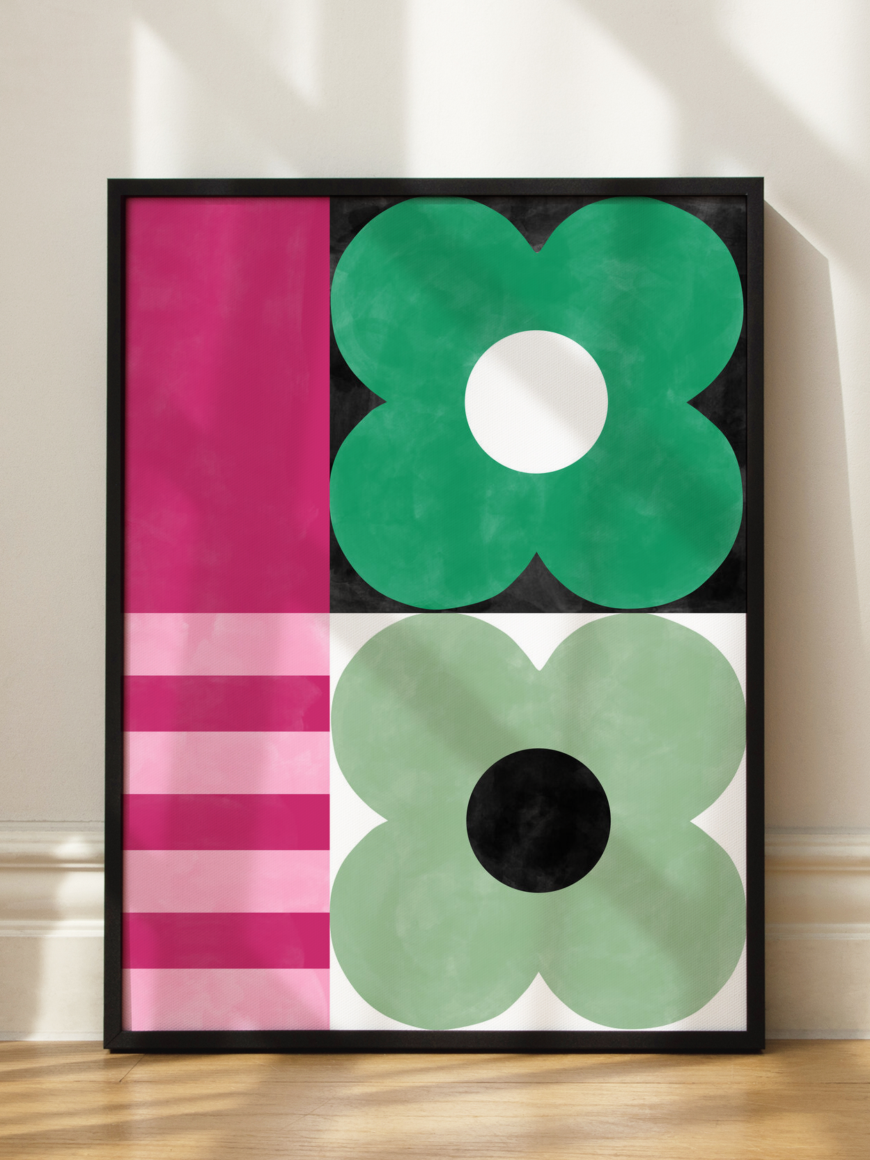 Abstract Flower Composition No1 Poster