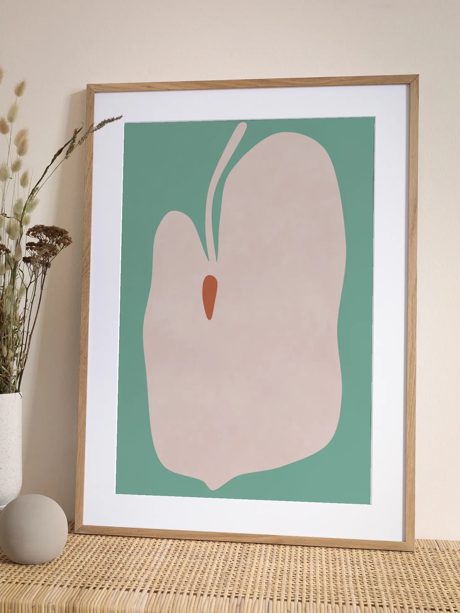 Abstract Flower Shape 3 Poster