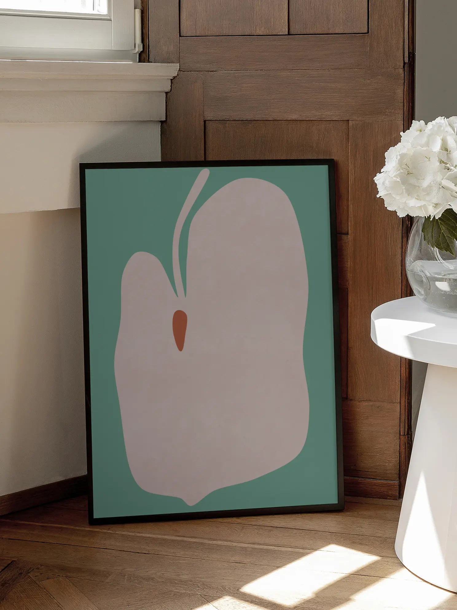 Abstract Flower Shape 3 Poster