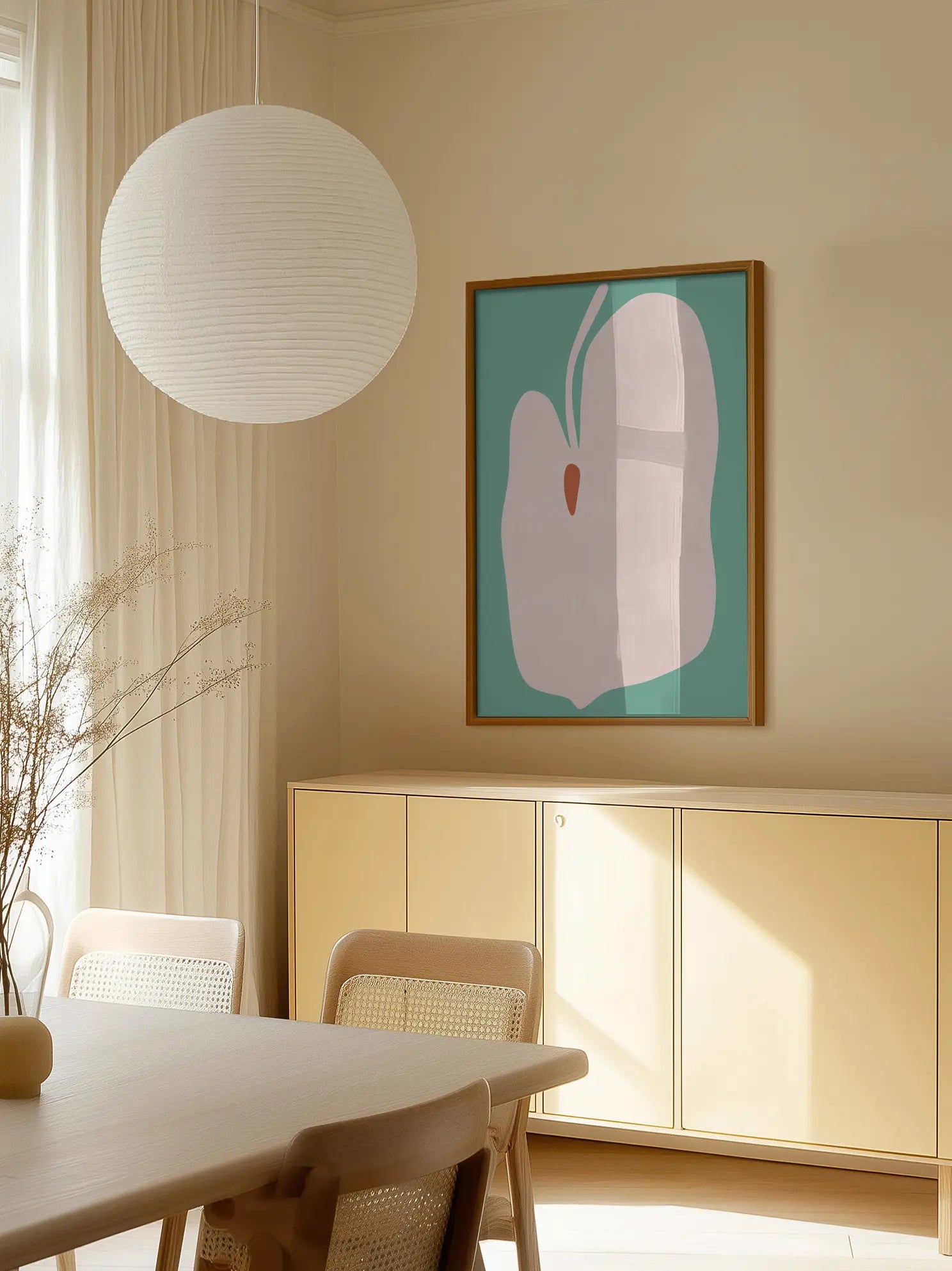 Abstract Flower Shape 3 Poster