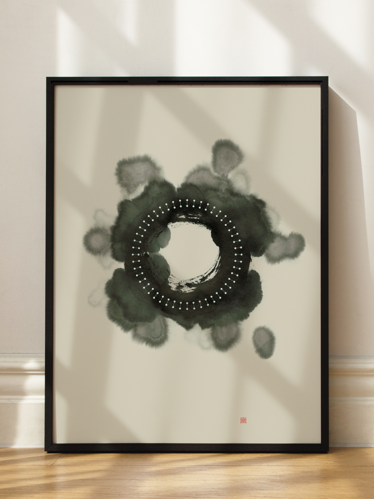 Abstract Monocolor Ink No1