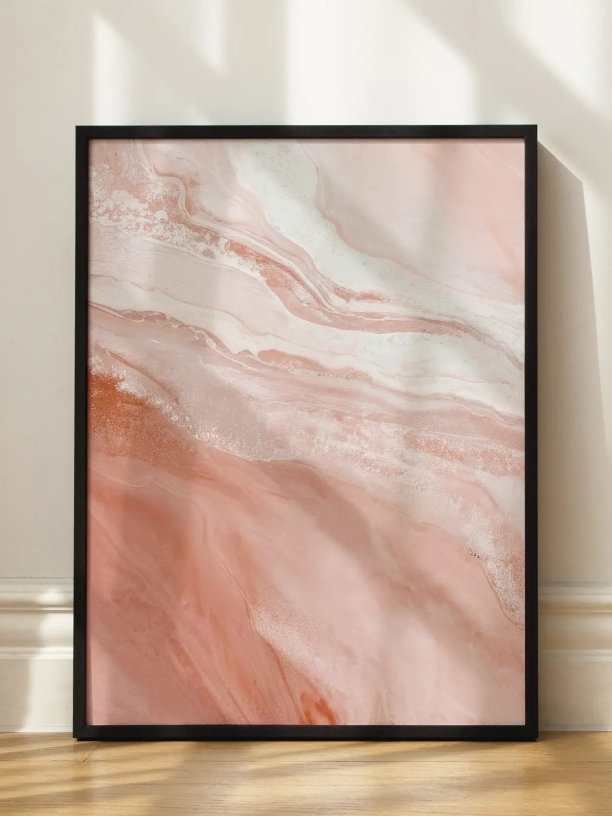 Abstract Pink Marble