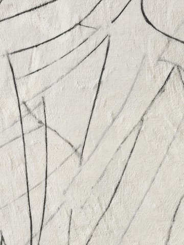 Abstraktes strukturiertes Muster in Schwarz und Beige.