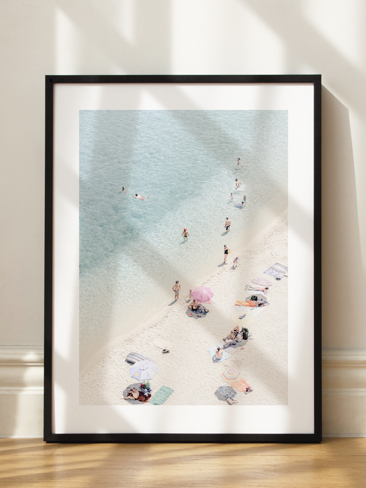 Aerial Beach View 2 Poster