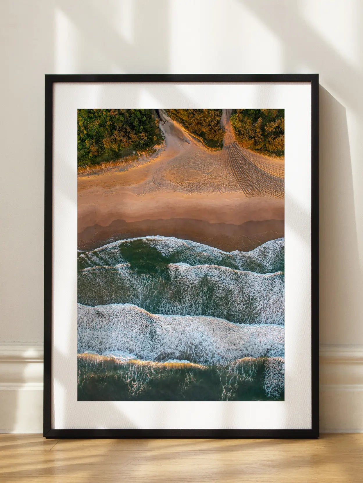Aerial Beach View Poster