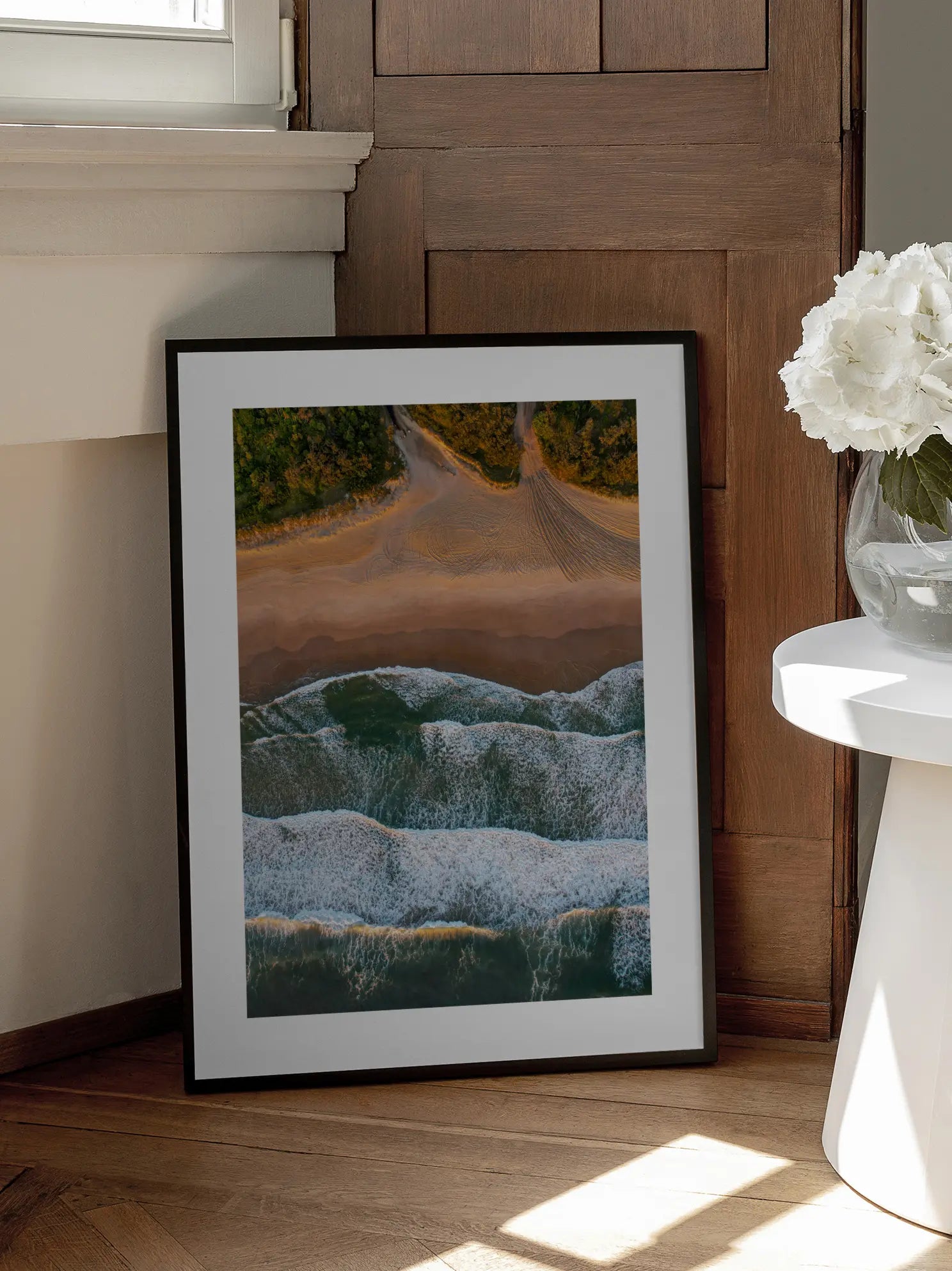 Aerial Beach View Poster
