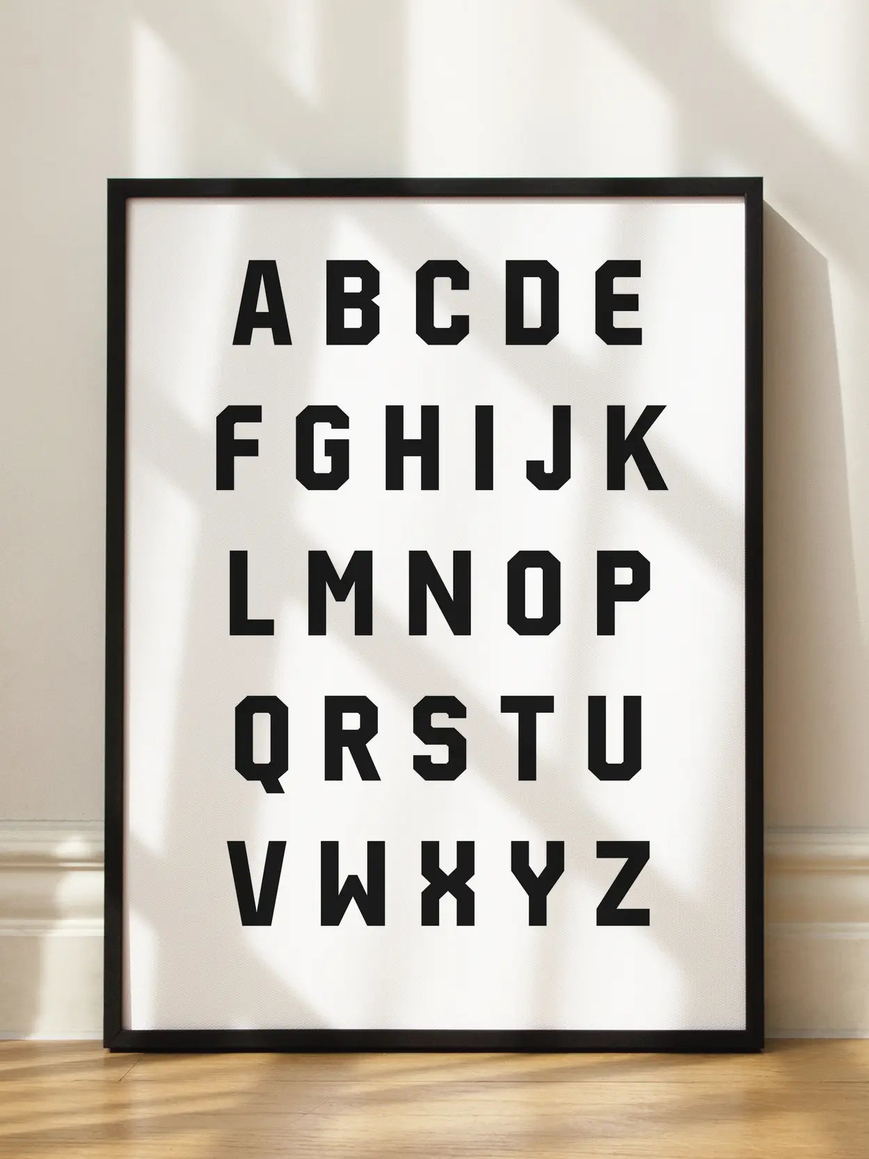Alphabet Typography No1