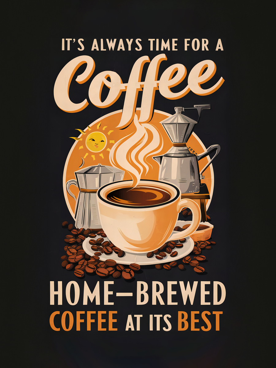 Always Time for a Coffee Poster