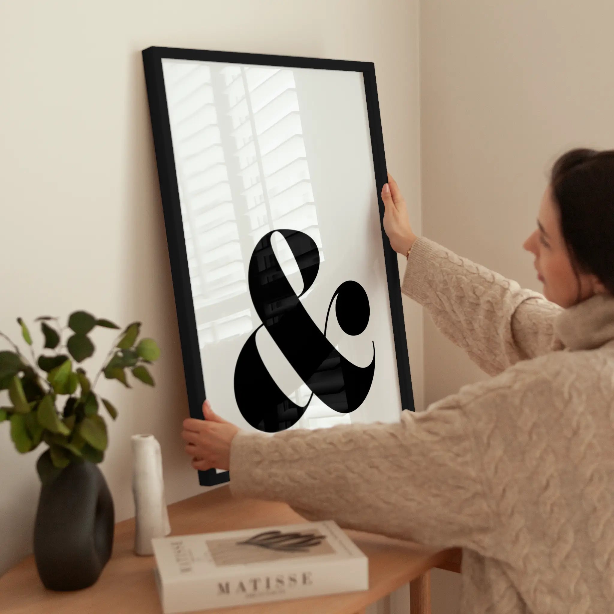 Ampersand wird aufgehängt