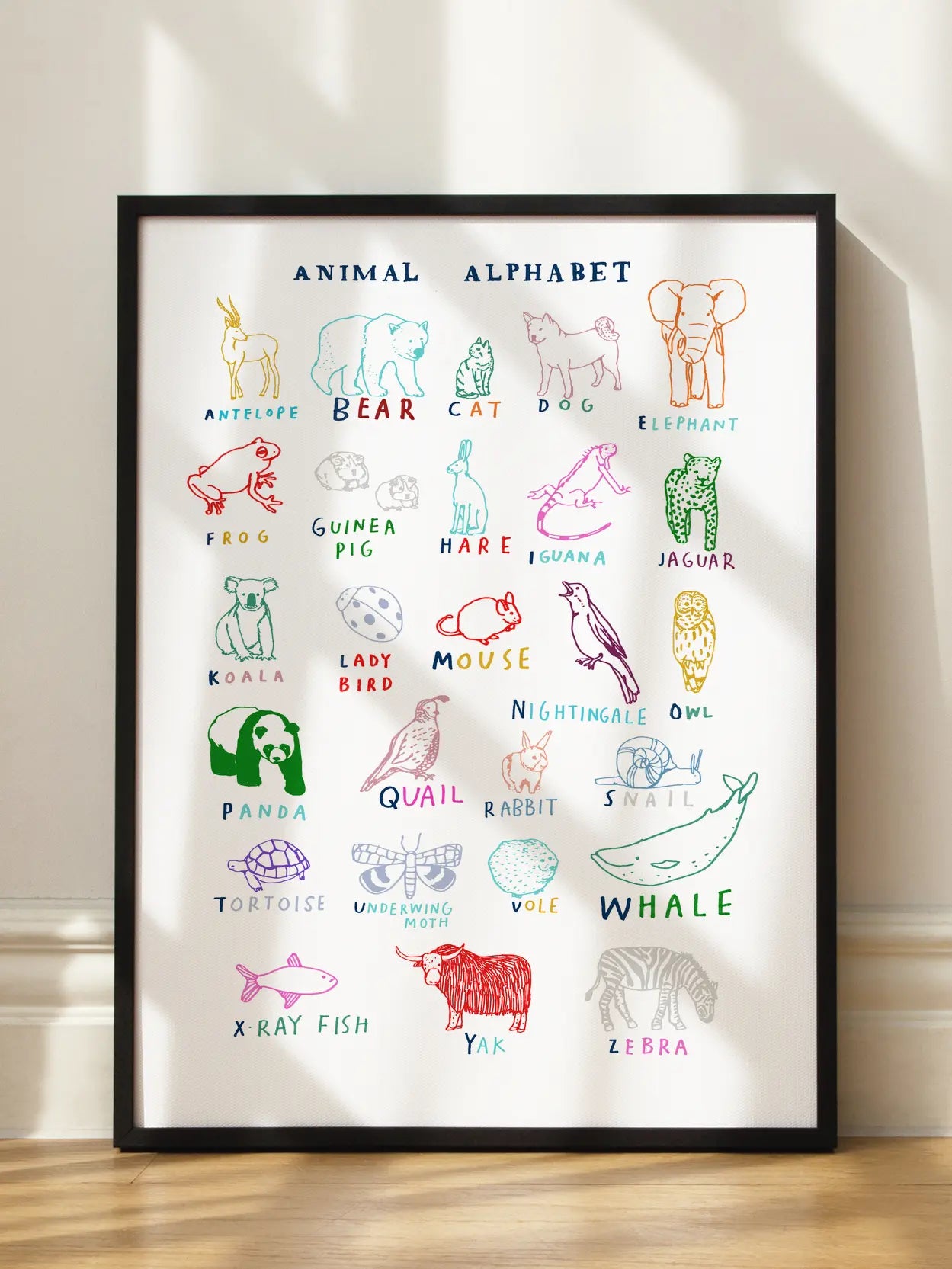Animal Alphabet Art