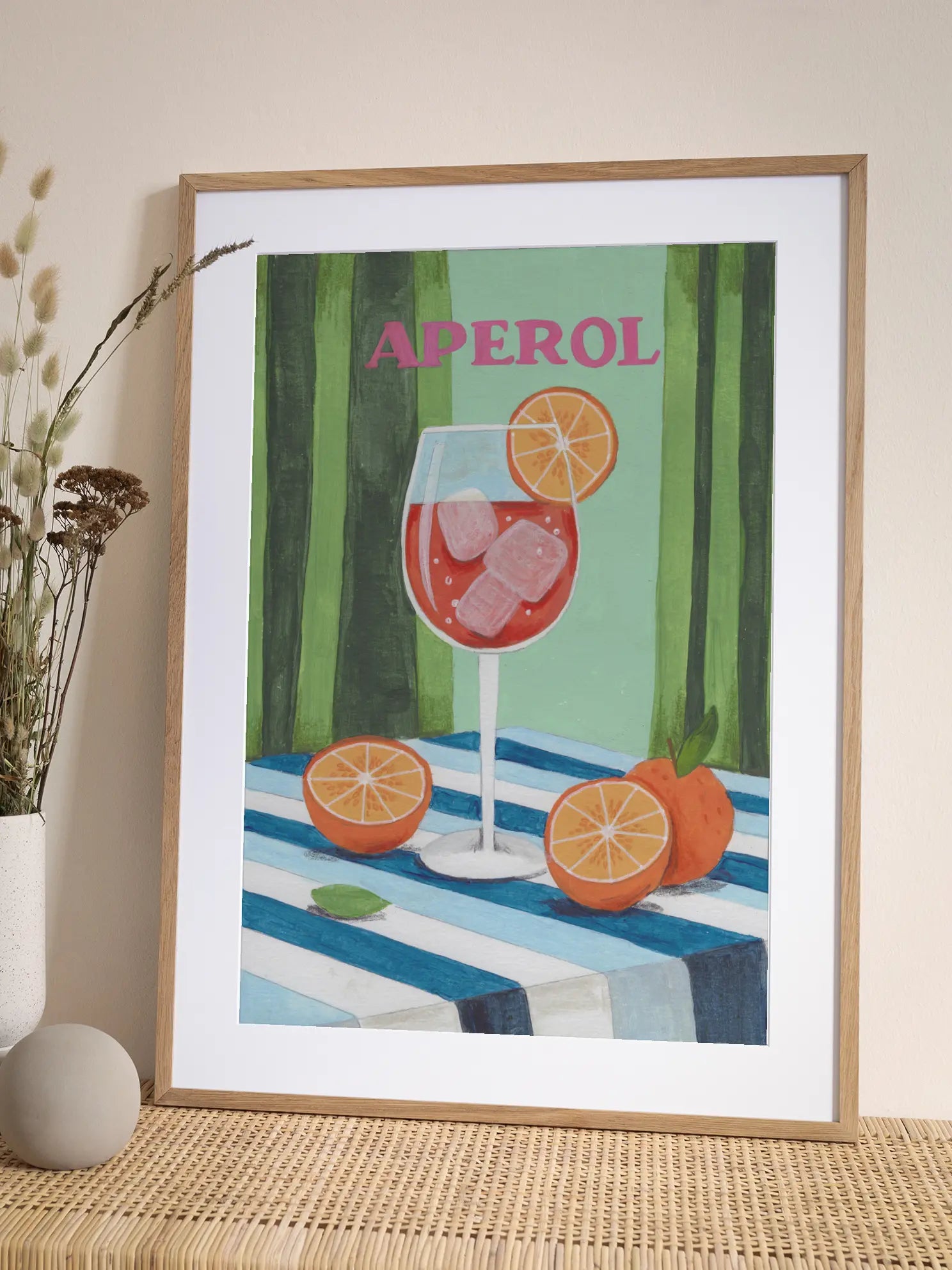 Aperol Cocktail Poster