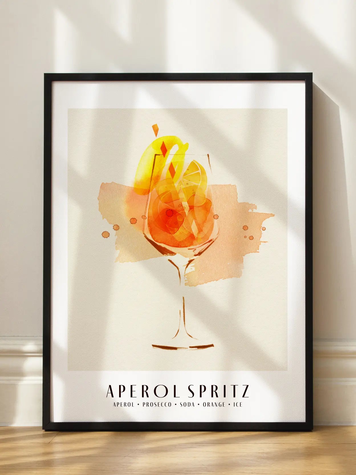 Aperol Spritz Graphic Poster