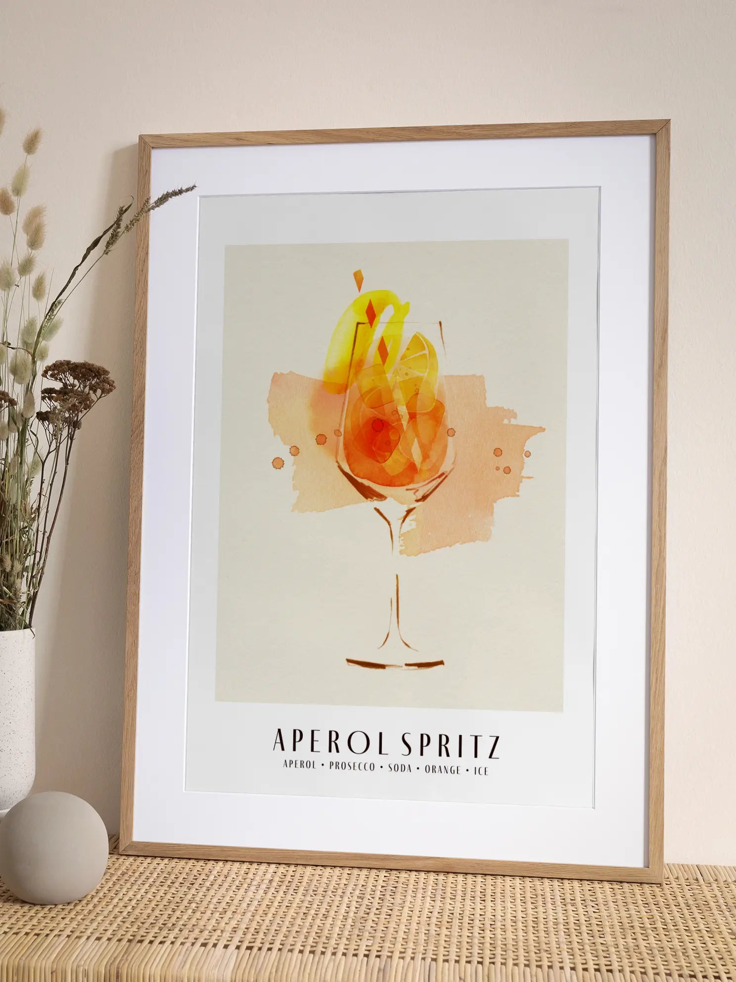 Aperol Spritz Graphic Poster