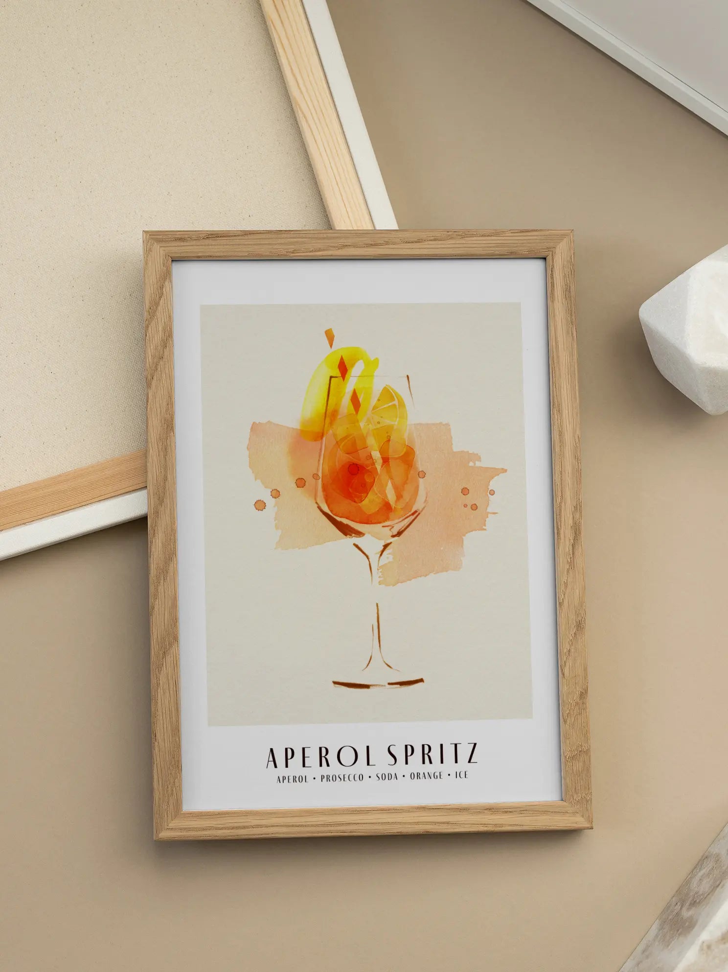 Aperol Spritz Graphic Poster