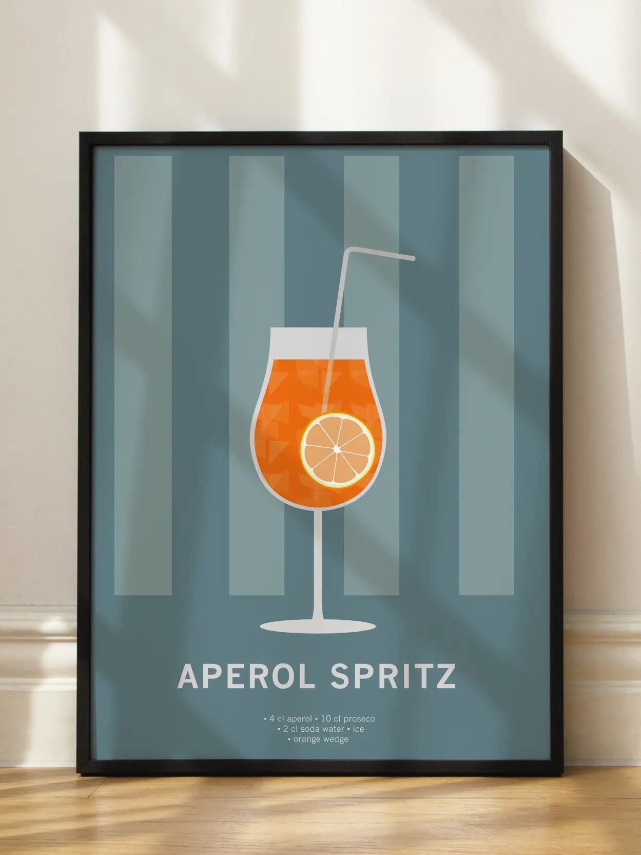 Aperol Spritz Ingredients Poster