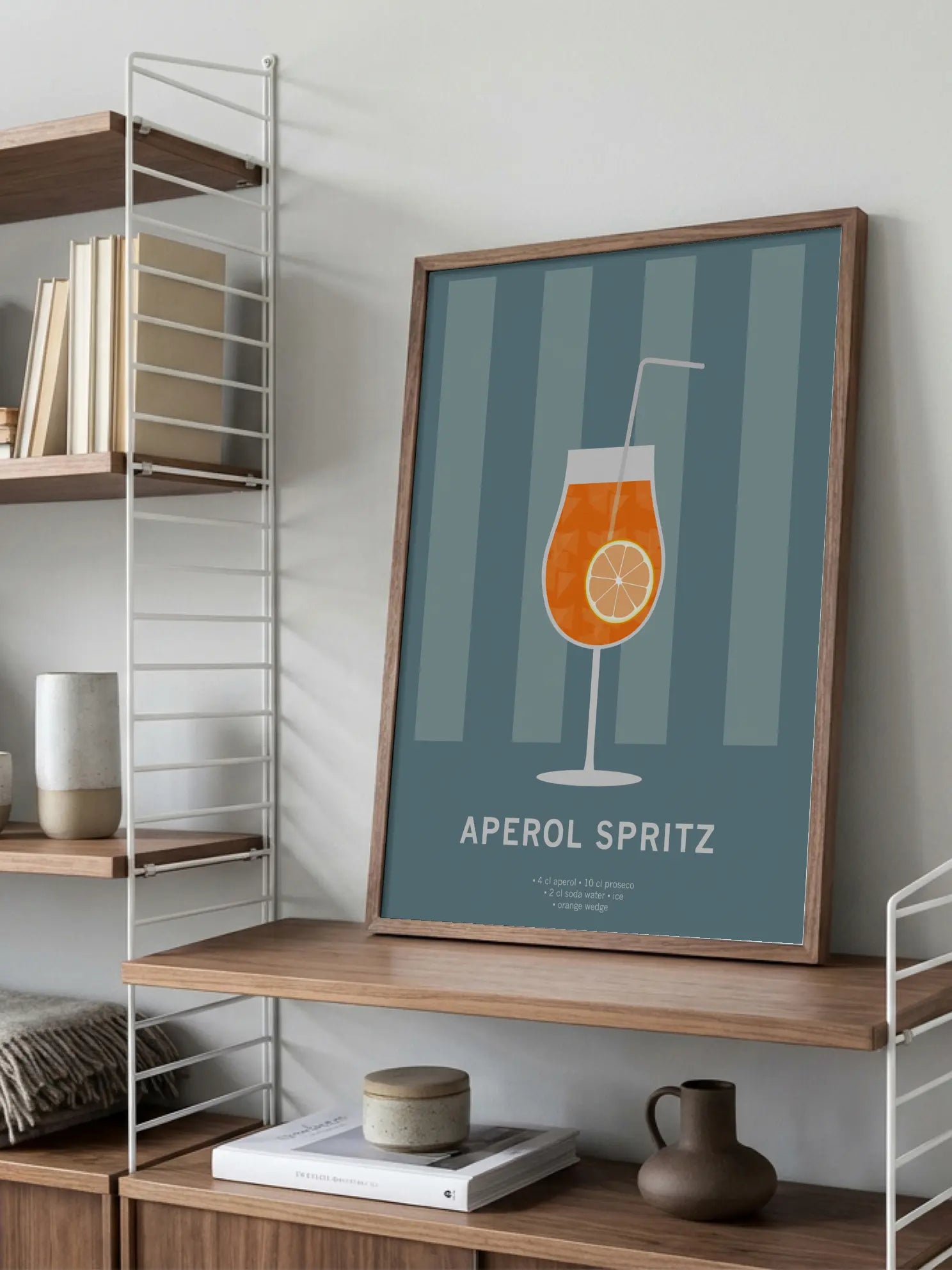 Aperol Spritz Ingredients Poster