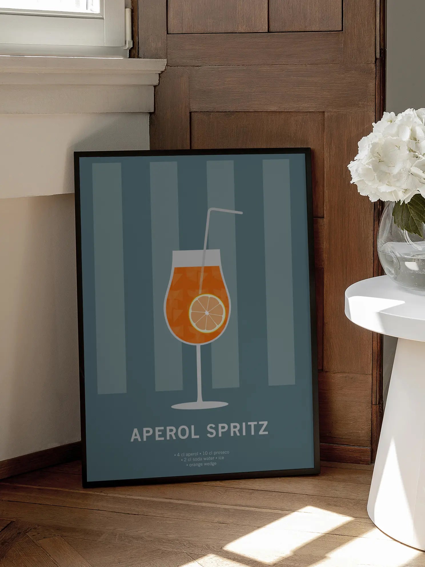 Aperol Spritz Ingredients Poster