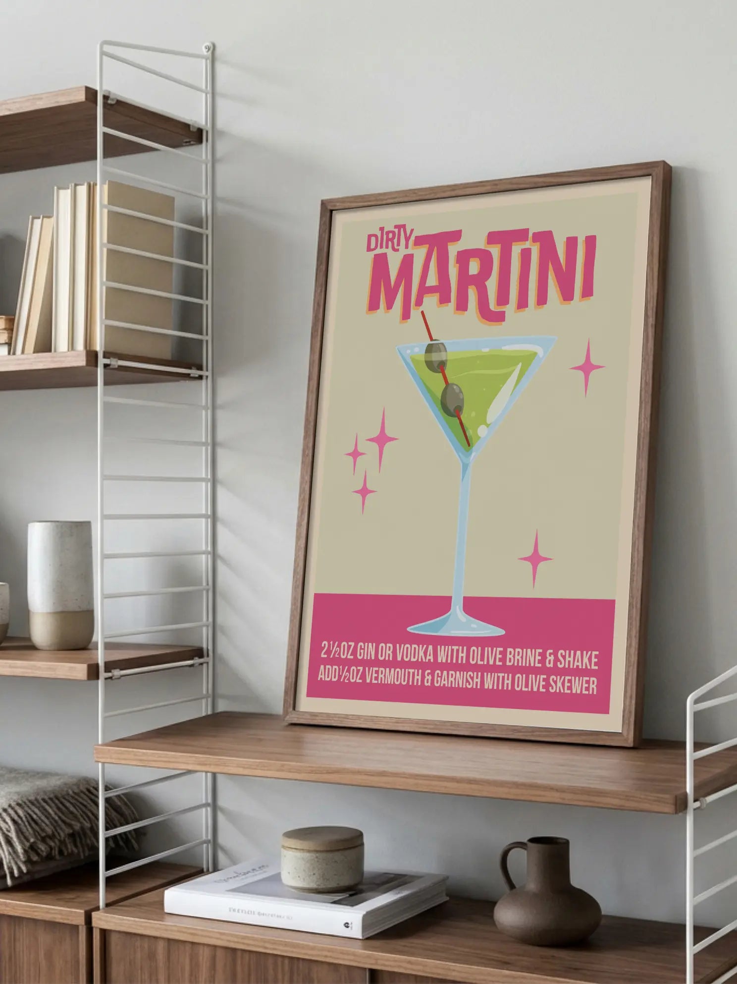 Art of Dirty Martini Poster