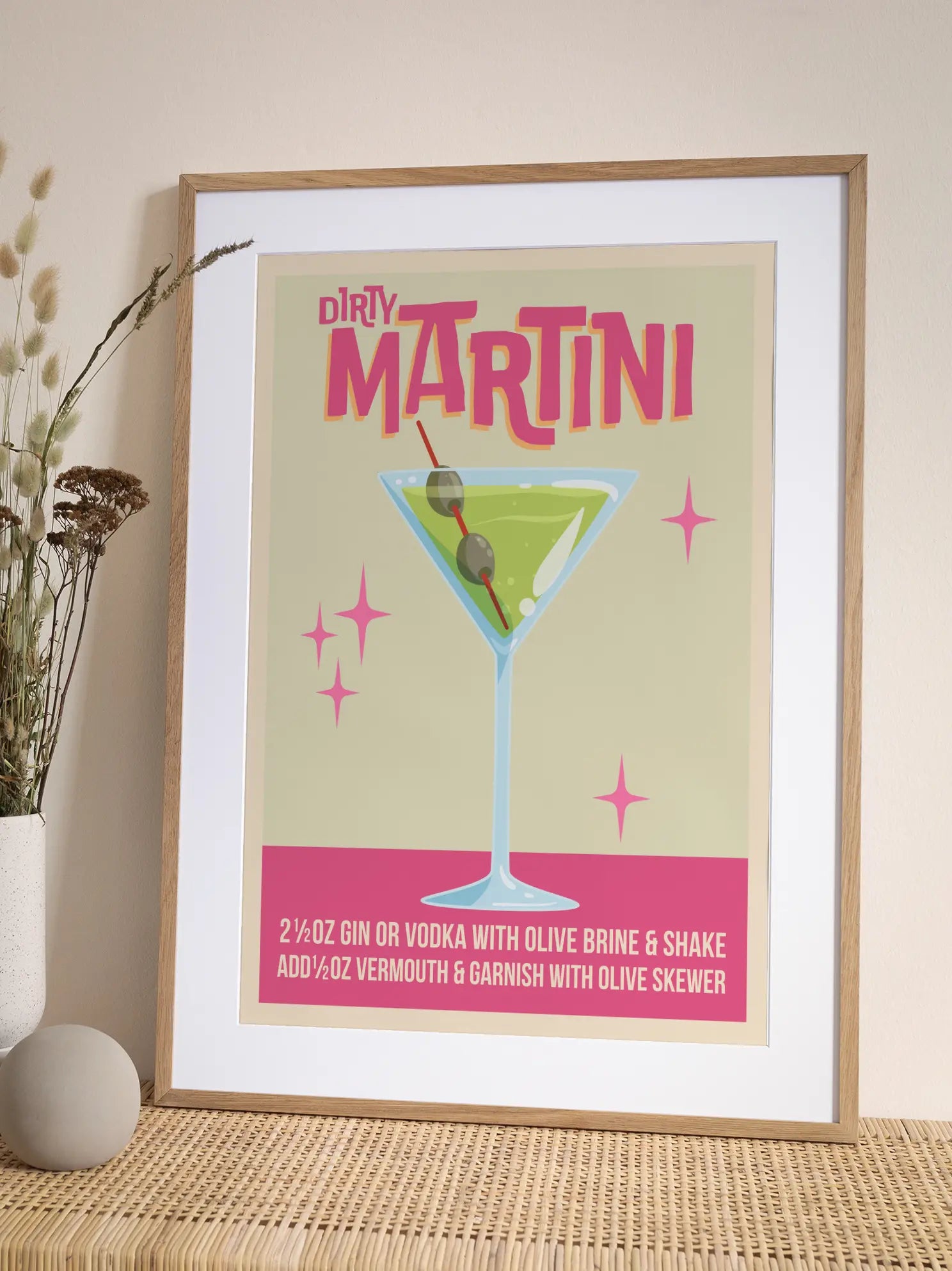 Art of Dirty Martini Poster