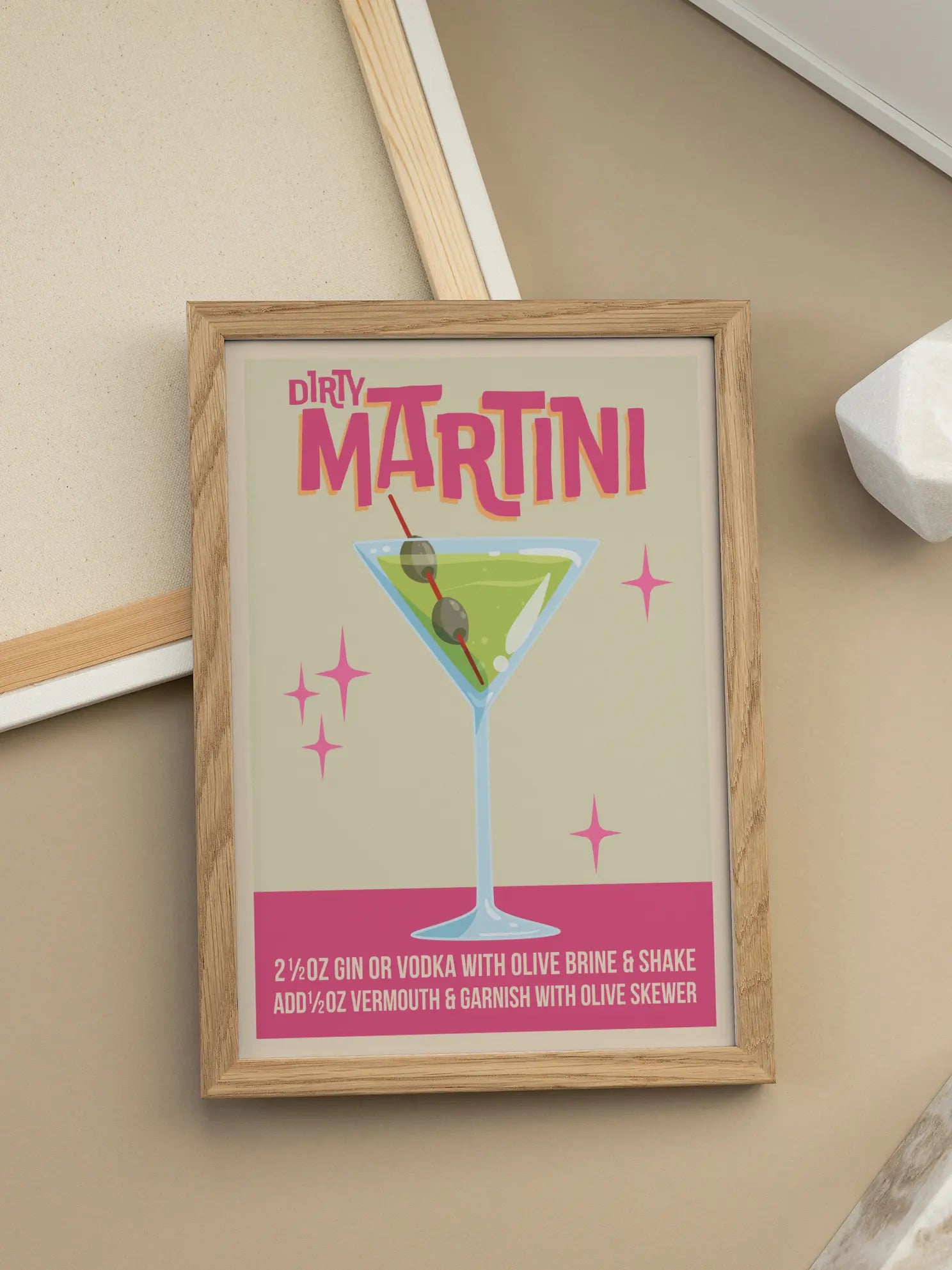 Art of Dirty Martini Poster