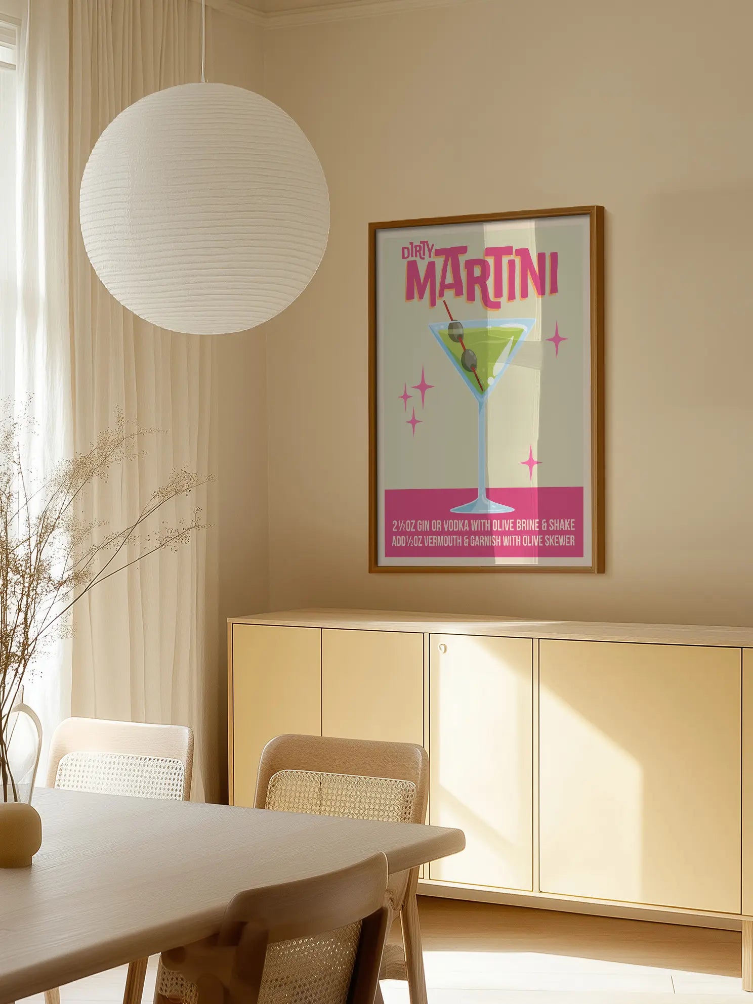 Art of Dirty Martini Poster