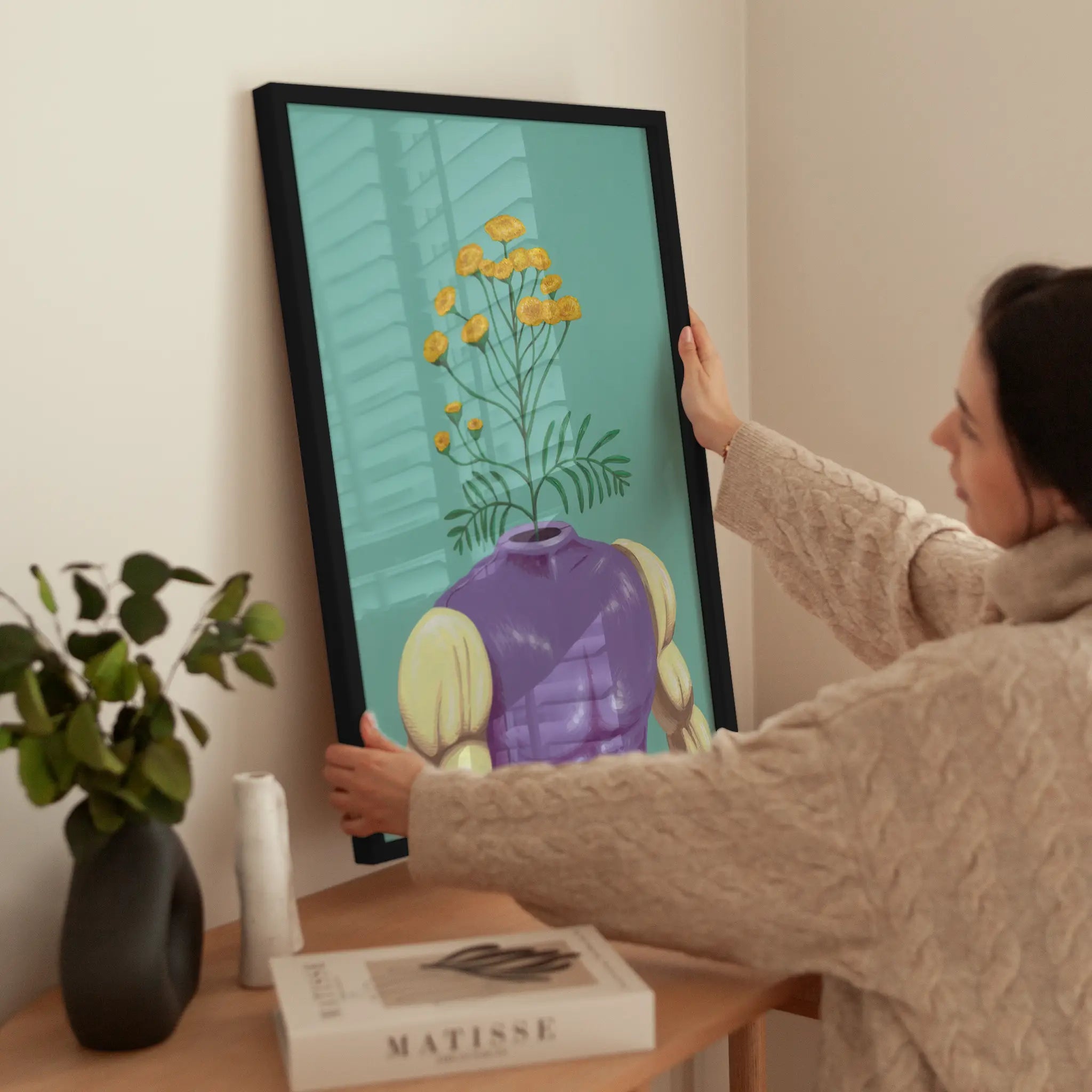 Awakening No2 wird aufgehängt