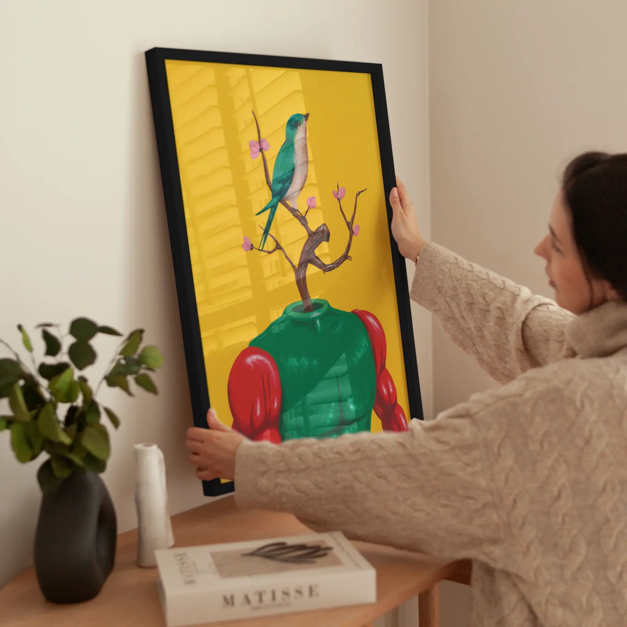 Awakening No3 wird aufgehängt