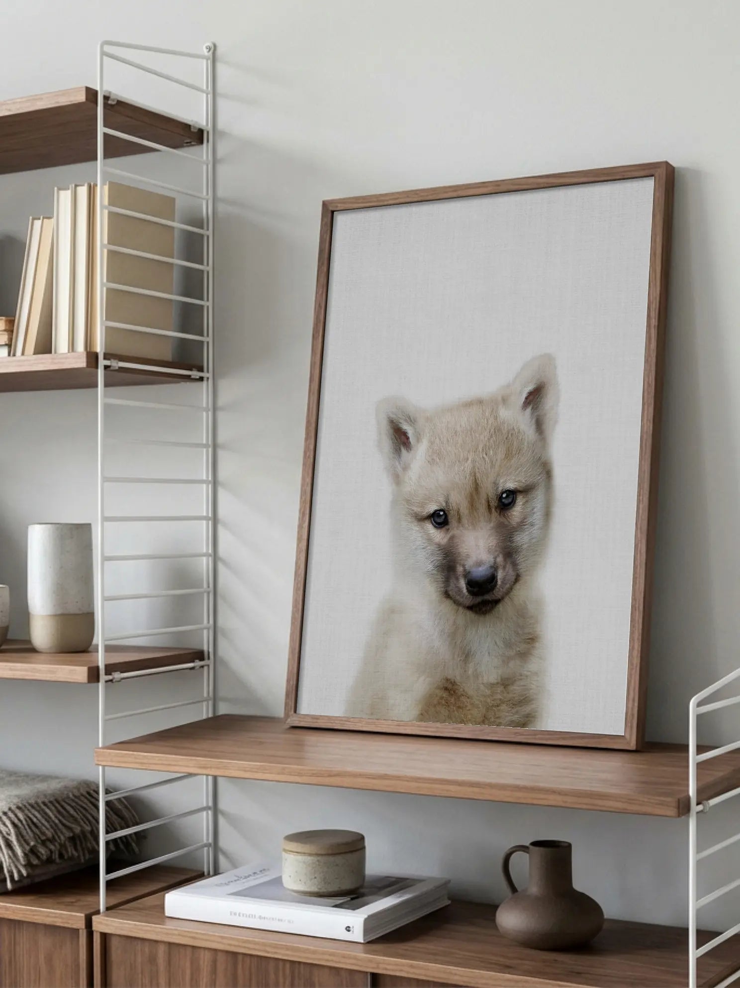 Baby Wolf Poster